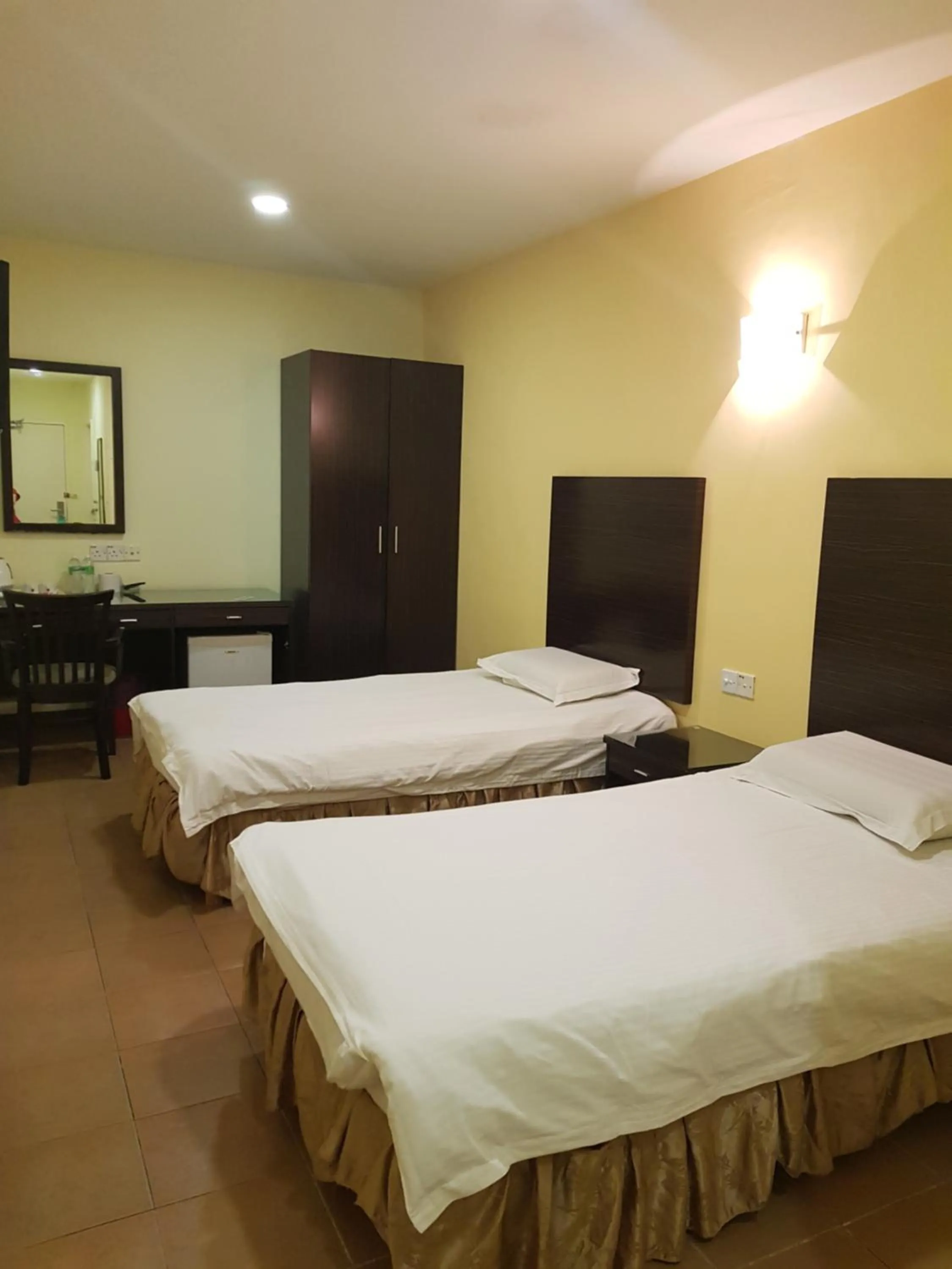 Bed in New City Hotel