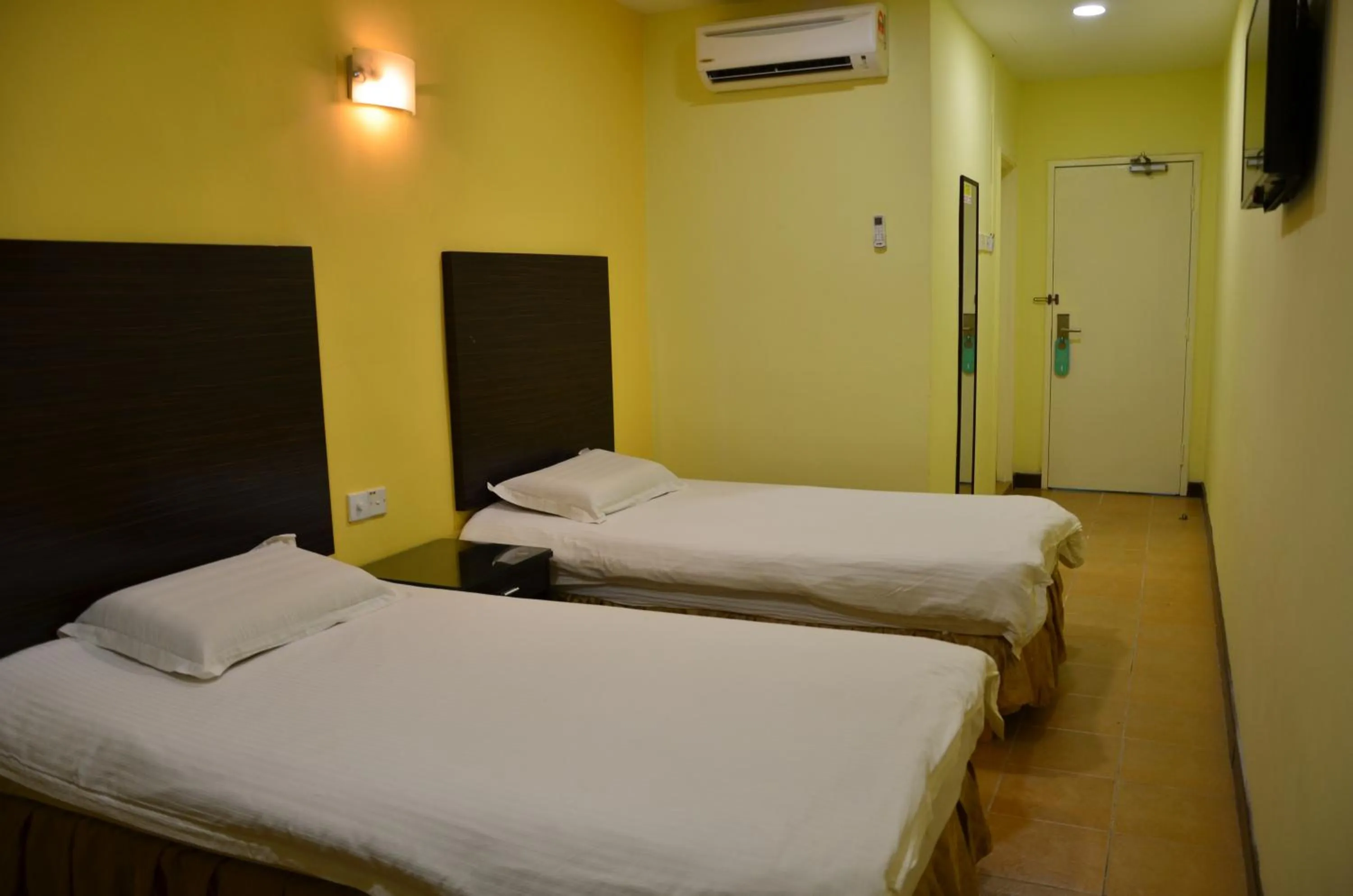 Bed in New City Hotel