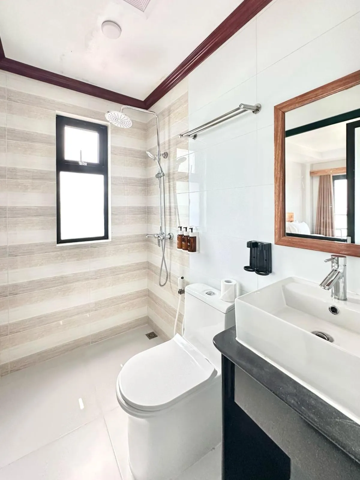 Bathroom in AIMI Beach, Gulhi Island, Maldives