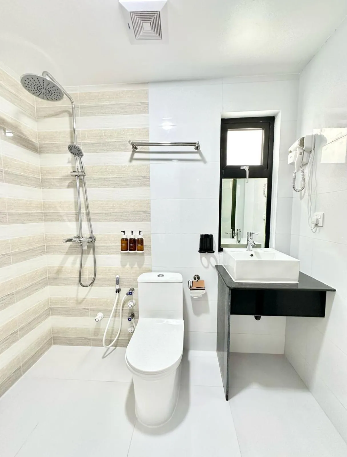 Bathroom in AIMI Beach, Gulhi Island, Maldives