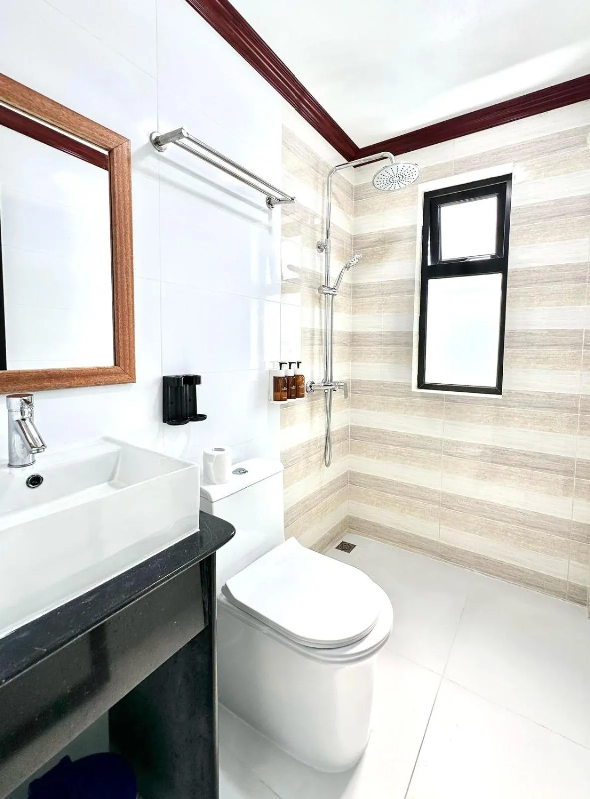 Bathroom in AIMI Beach, Gulhi Island, Maldives