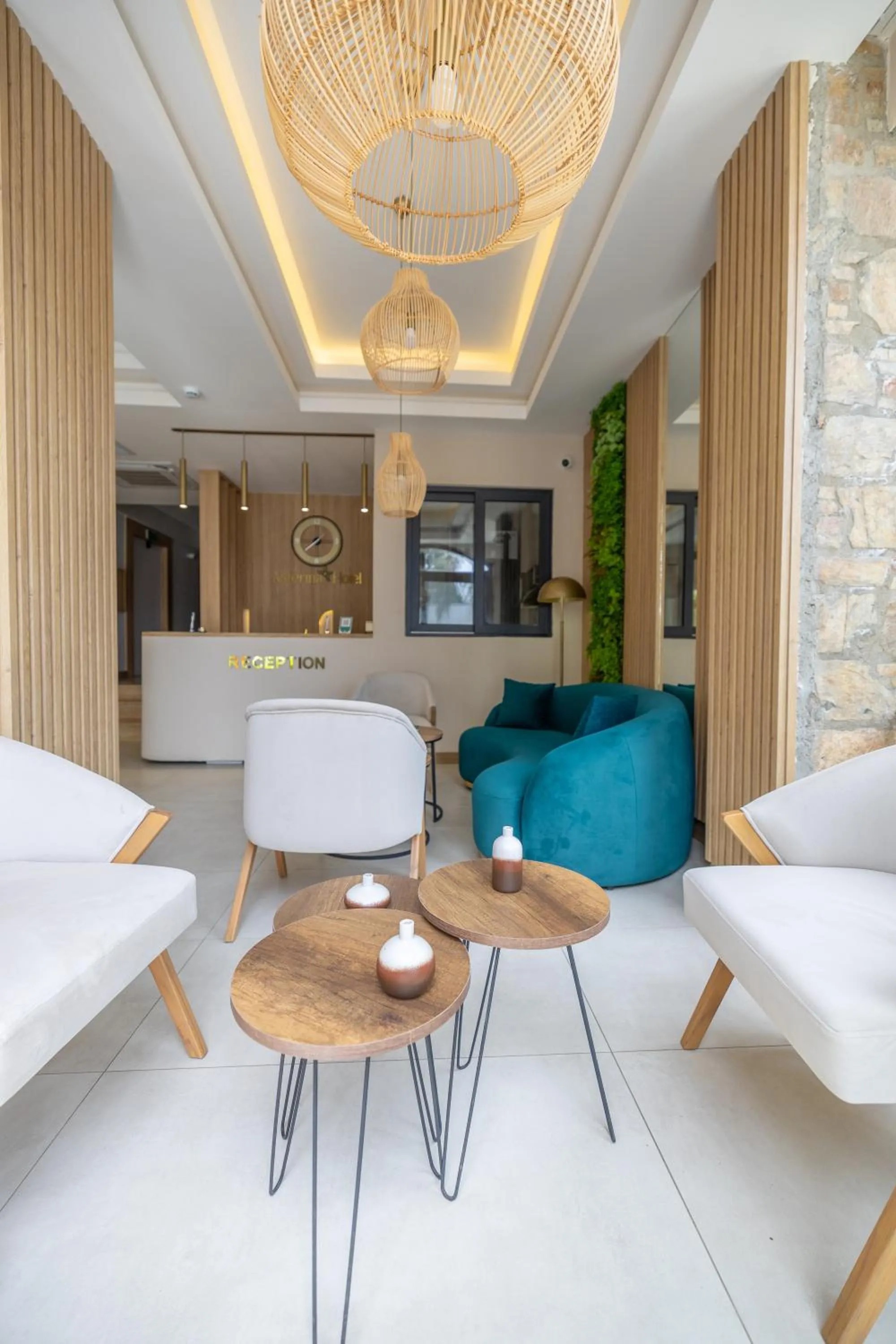 Lobby or reception in Asterina Hotel