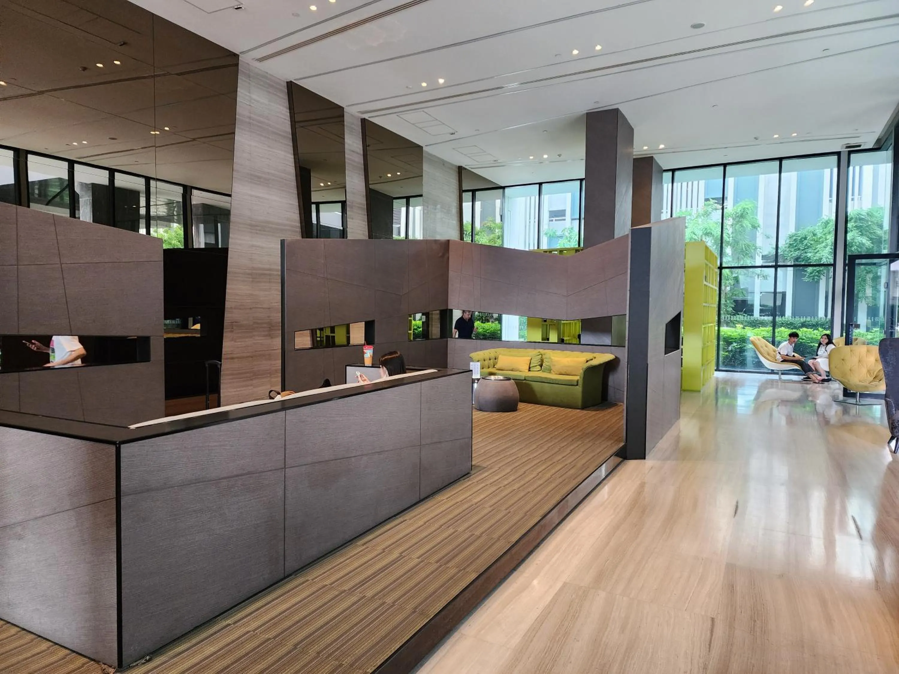 Seating area in THE BASE Central Pattaya