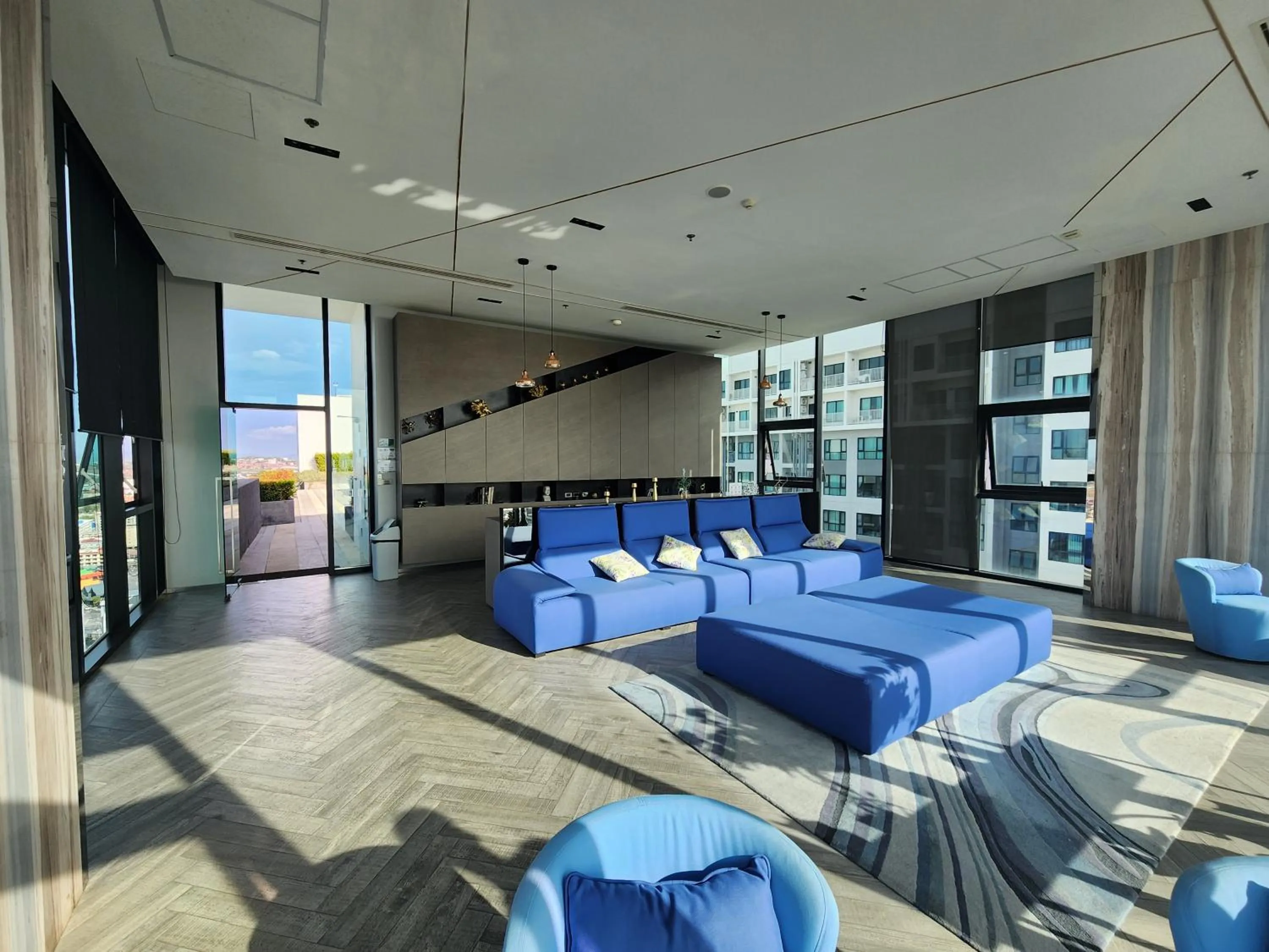 Seating area in THE BASE Central Pattaya