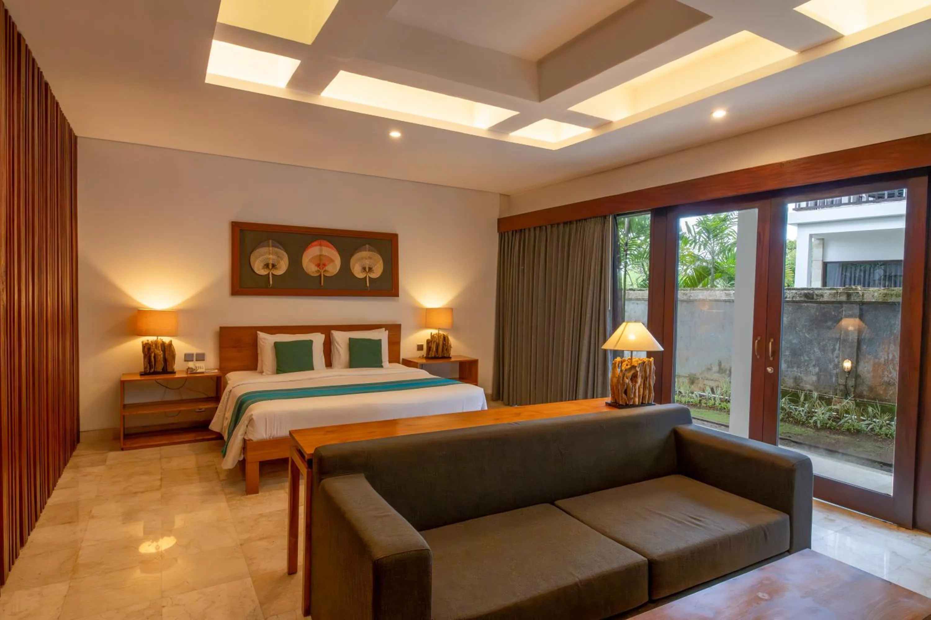 Bed in Blue Point Resort and Spa