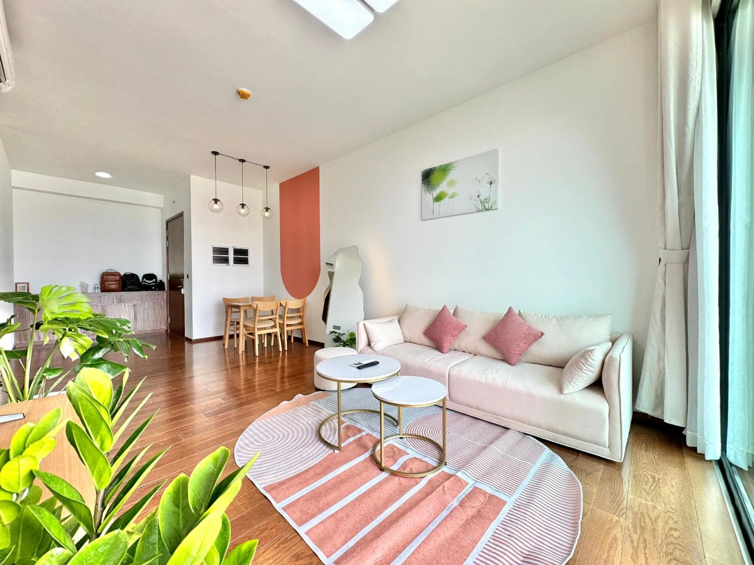 Living room in Homie's Dedge Thao Dien Luxury Apartment