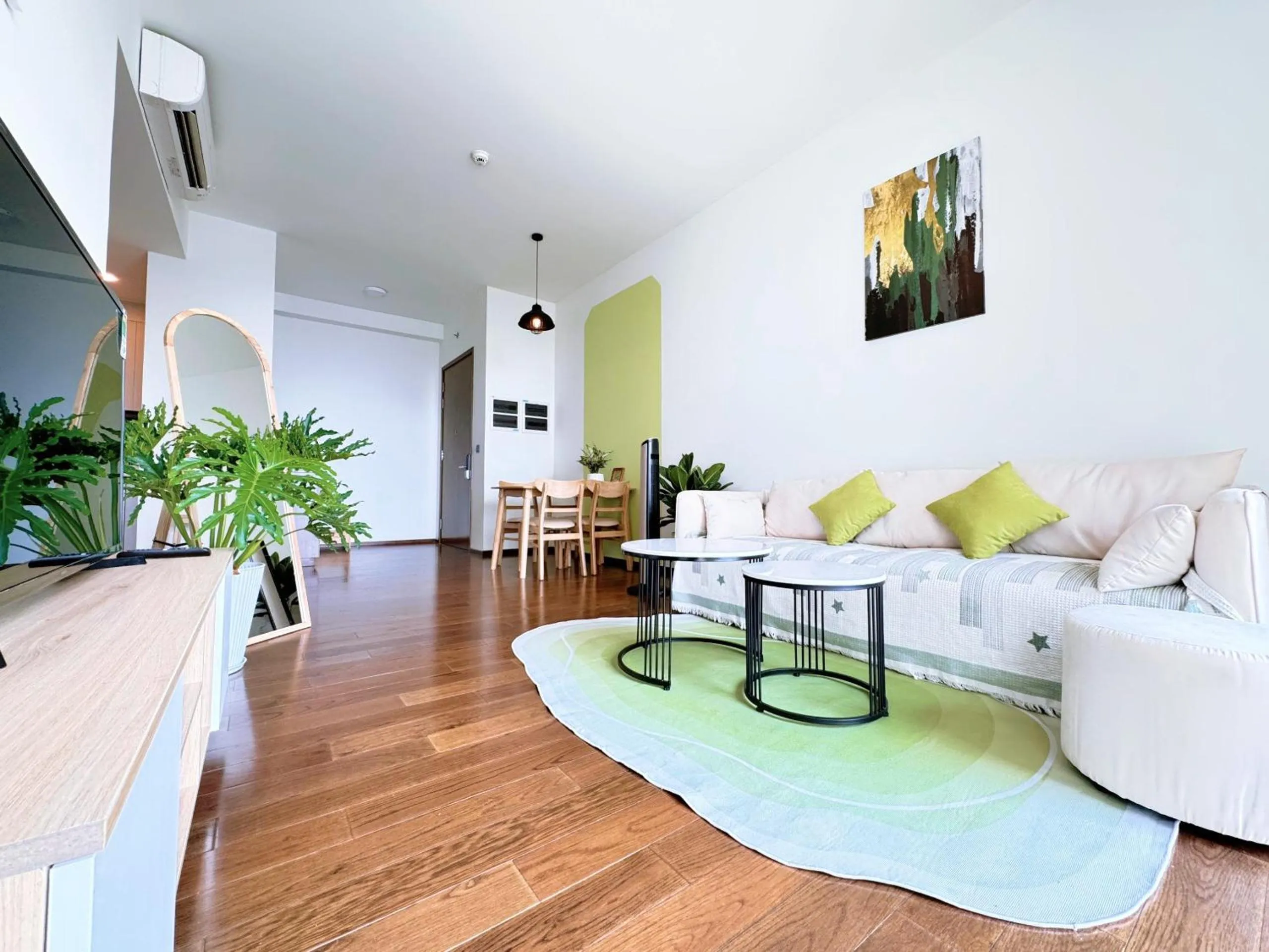 Living room in Homie's Dedge Thao Dien Luxury Apartment