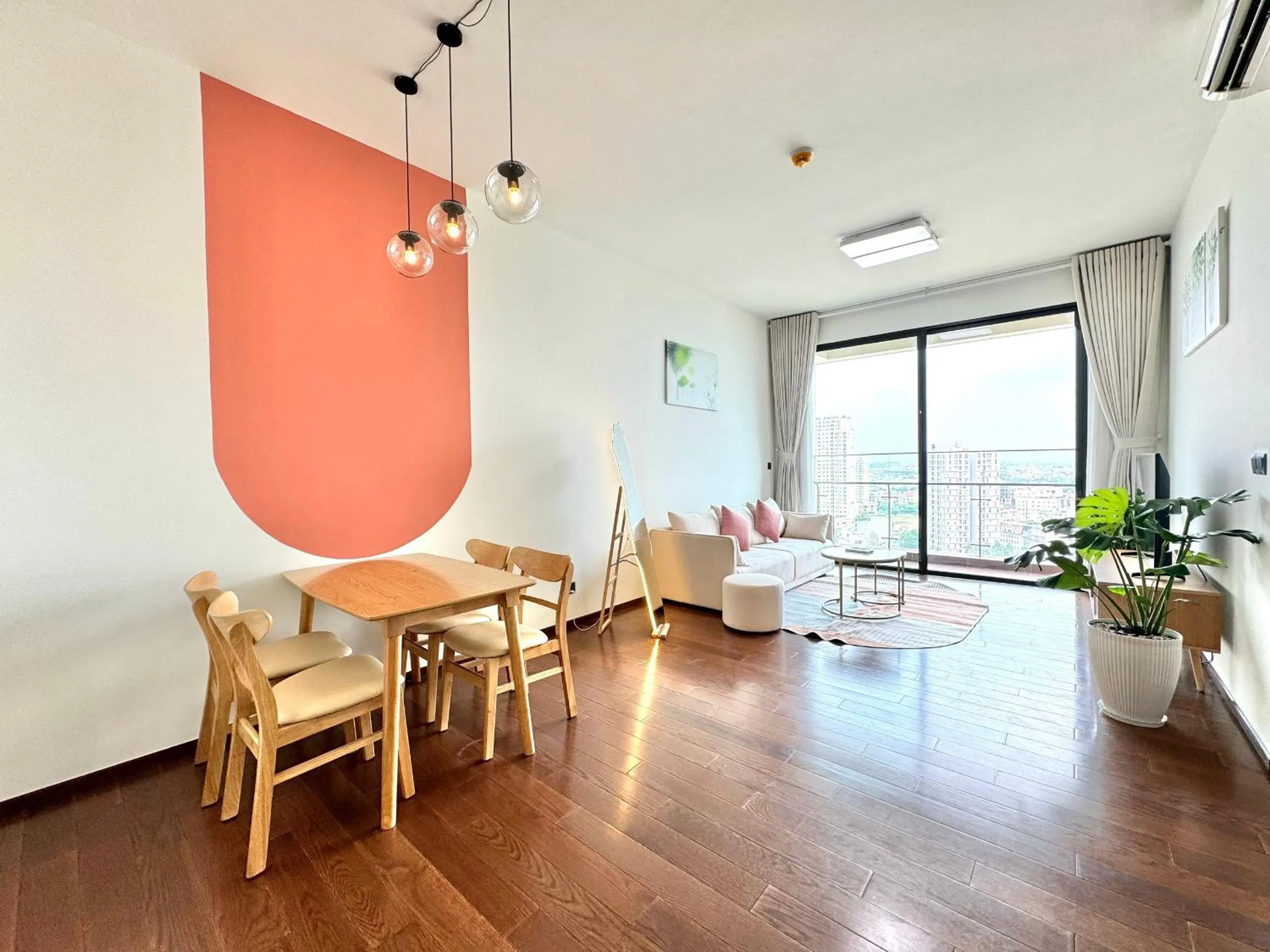 Living room in Homie's Dedge Thao Dien Luxury Apartment