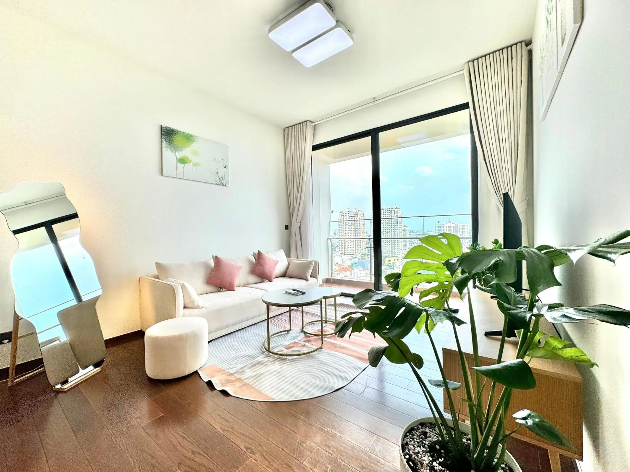 Living room in Homie's Dedge Thao Dien Luxury Apartment