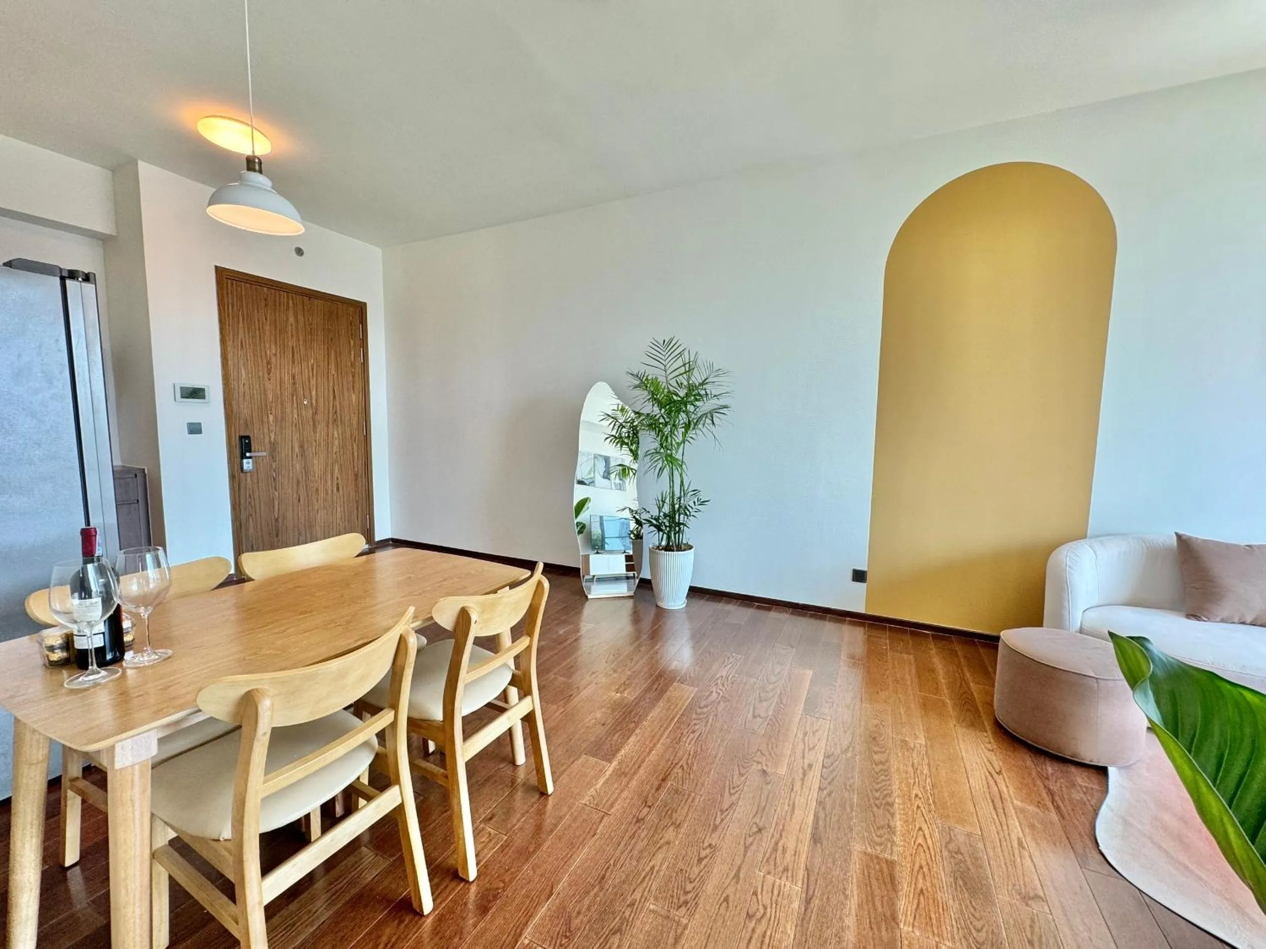 Dining area in Homie's Dedge Thao Dien Luxury Apartment