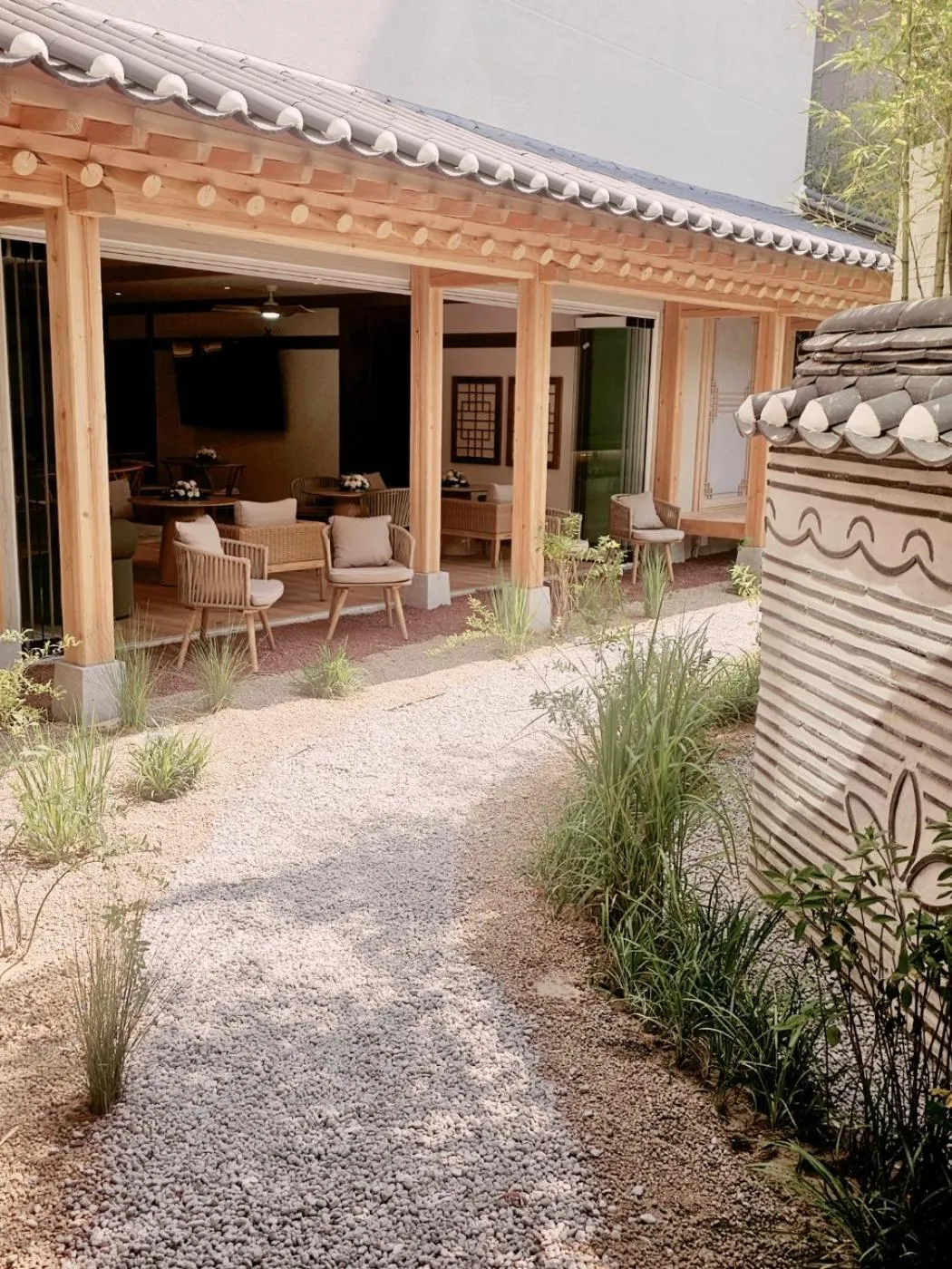 Garden in Hanok Hotel DAAM Seoul