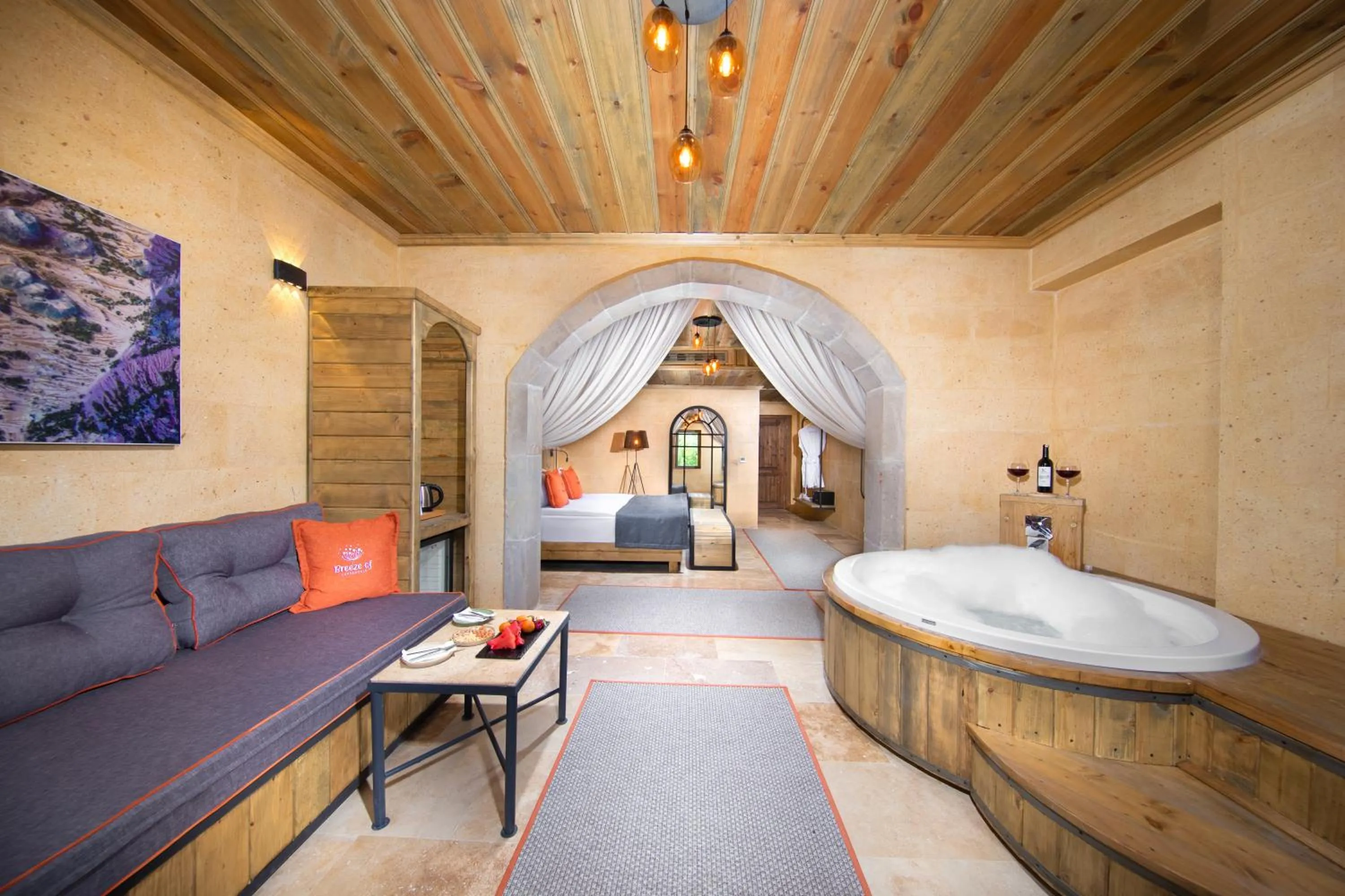 Hot Tub, Bed in Breeze Of Cappadocia