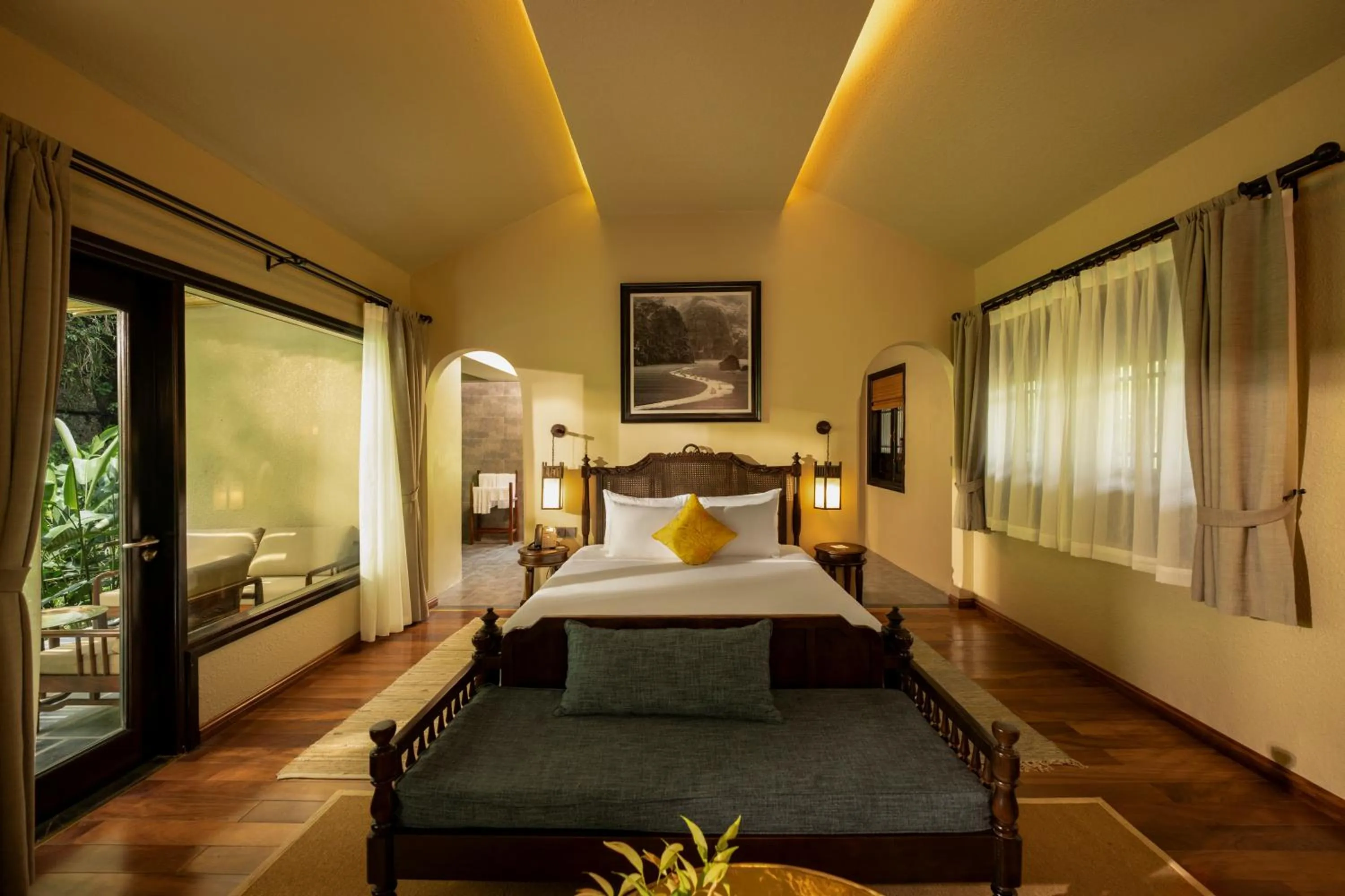 Bed in Jiva Hoa Lu Retreat