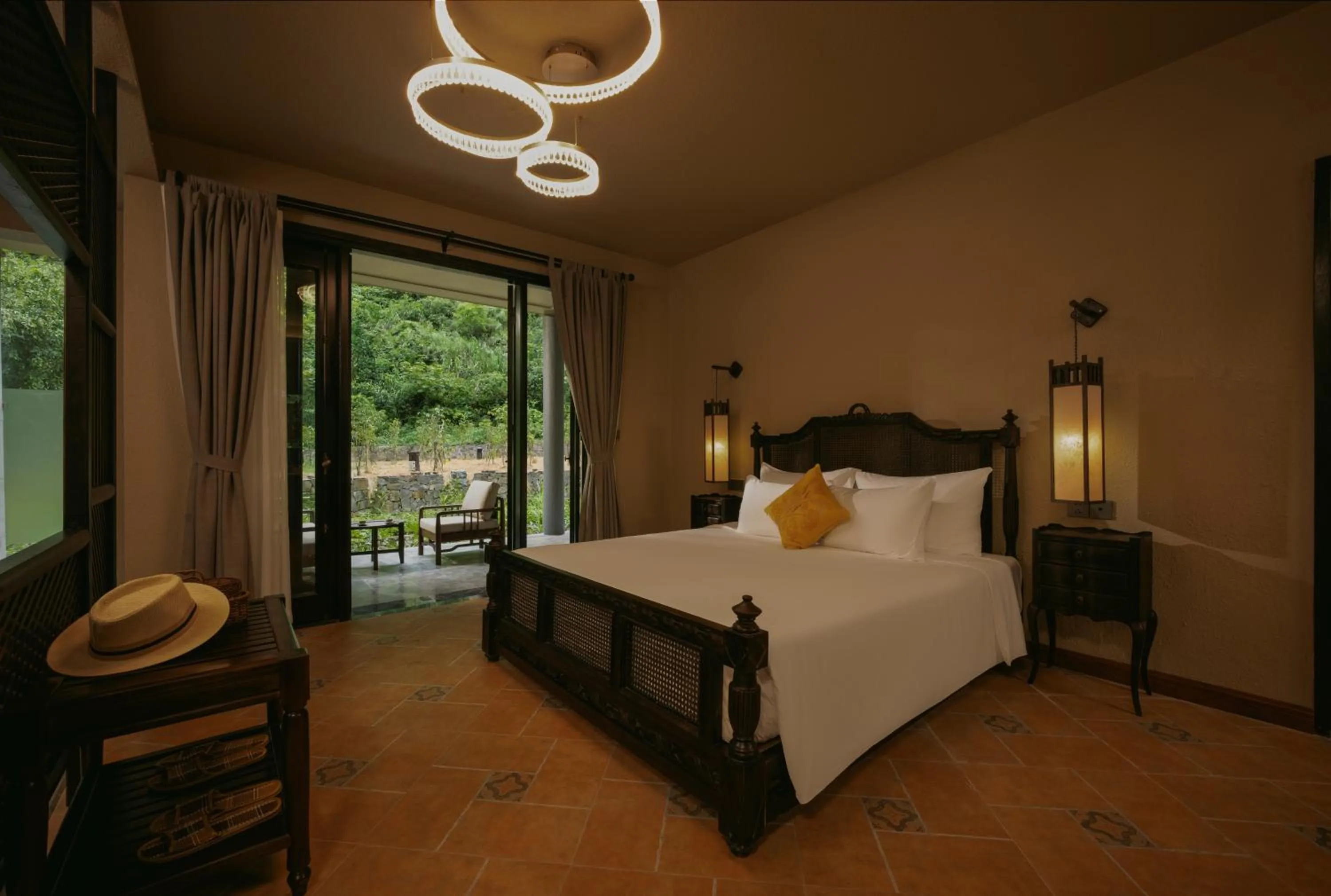 Bed in Jiva Hoa Lu Retreat
