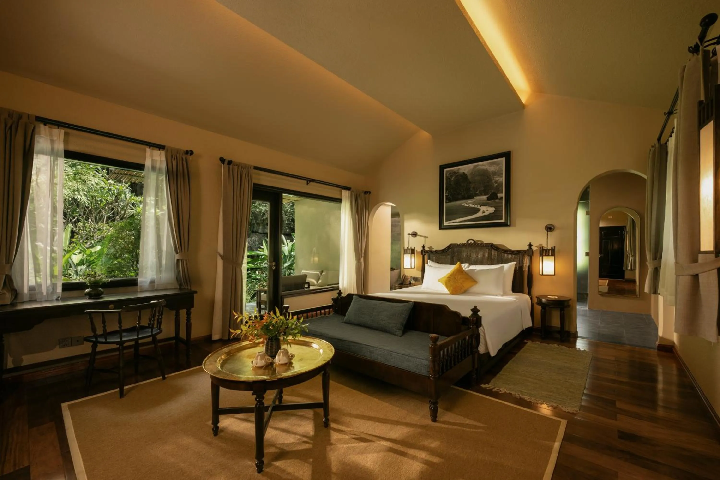 Bed in Jiva Hoa Lu Retreat