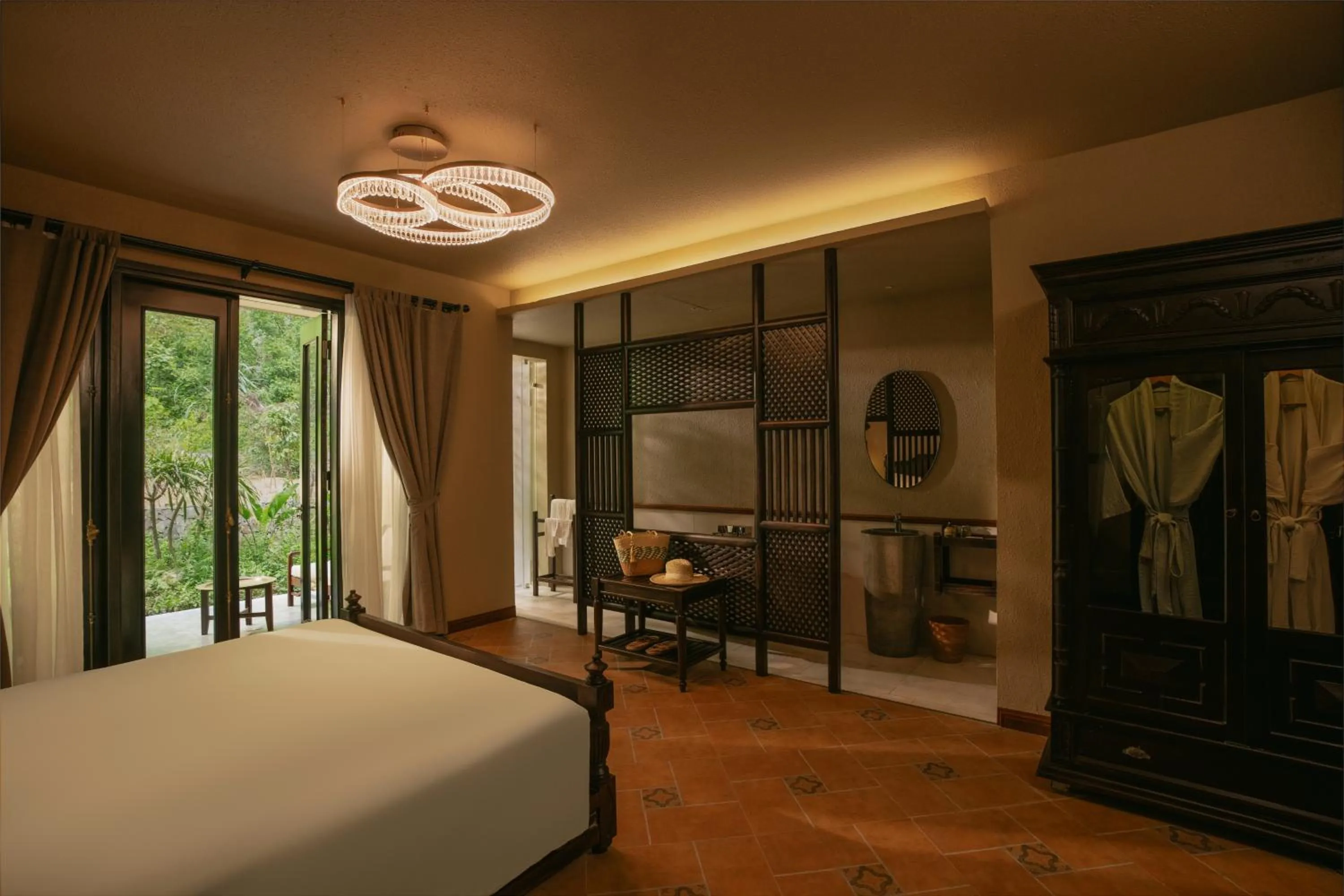 Bed in Jiva Hoa Lu Retreat