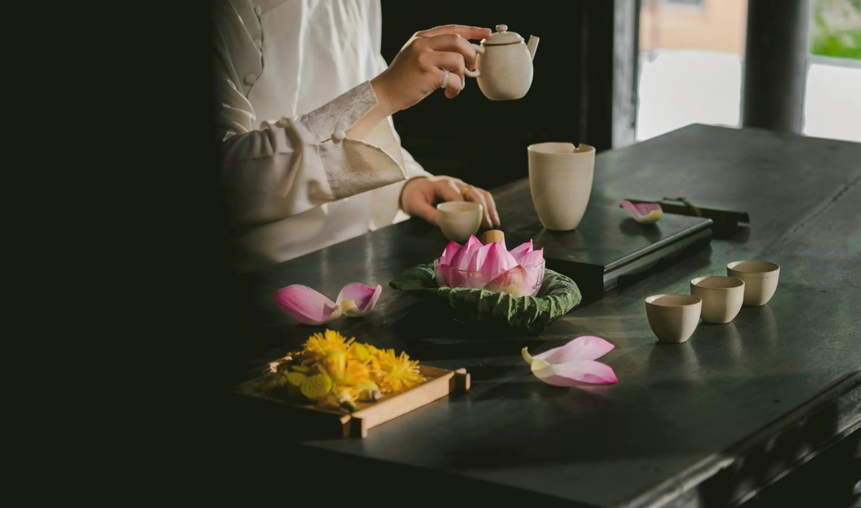 People in Jiva Hoa Lu Retreat