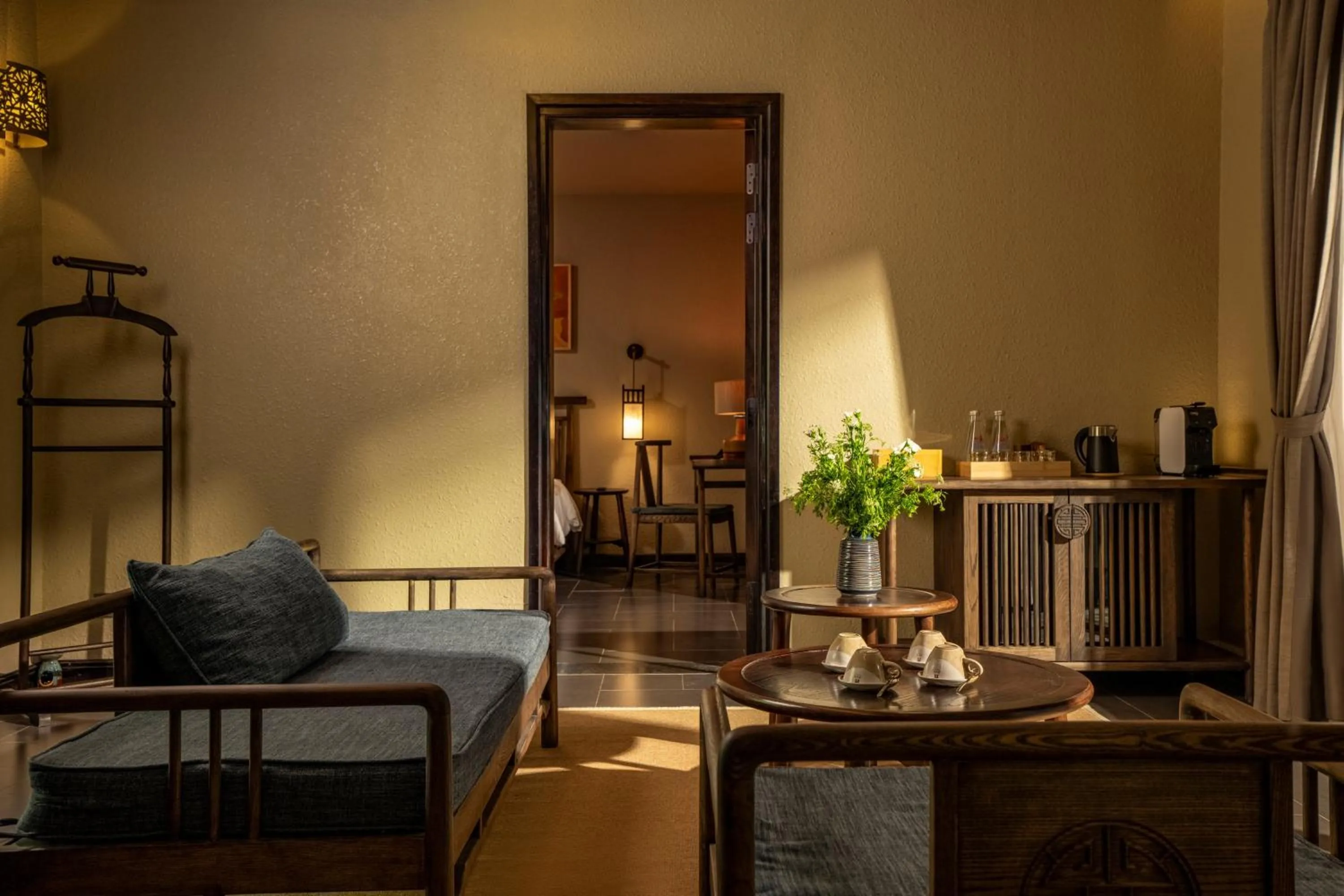 Bed in Jiva Hoa Lu Retreat