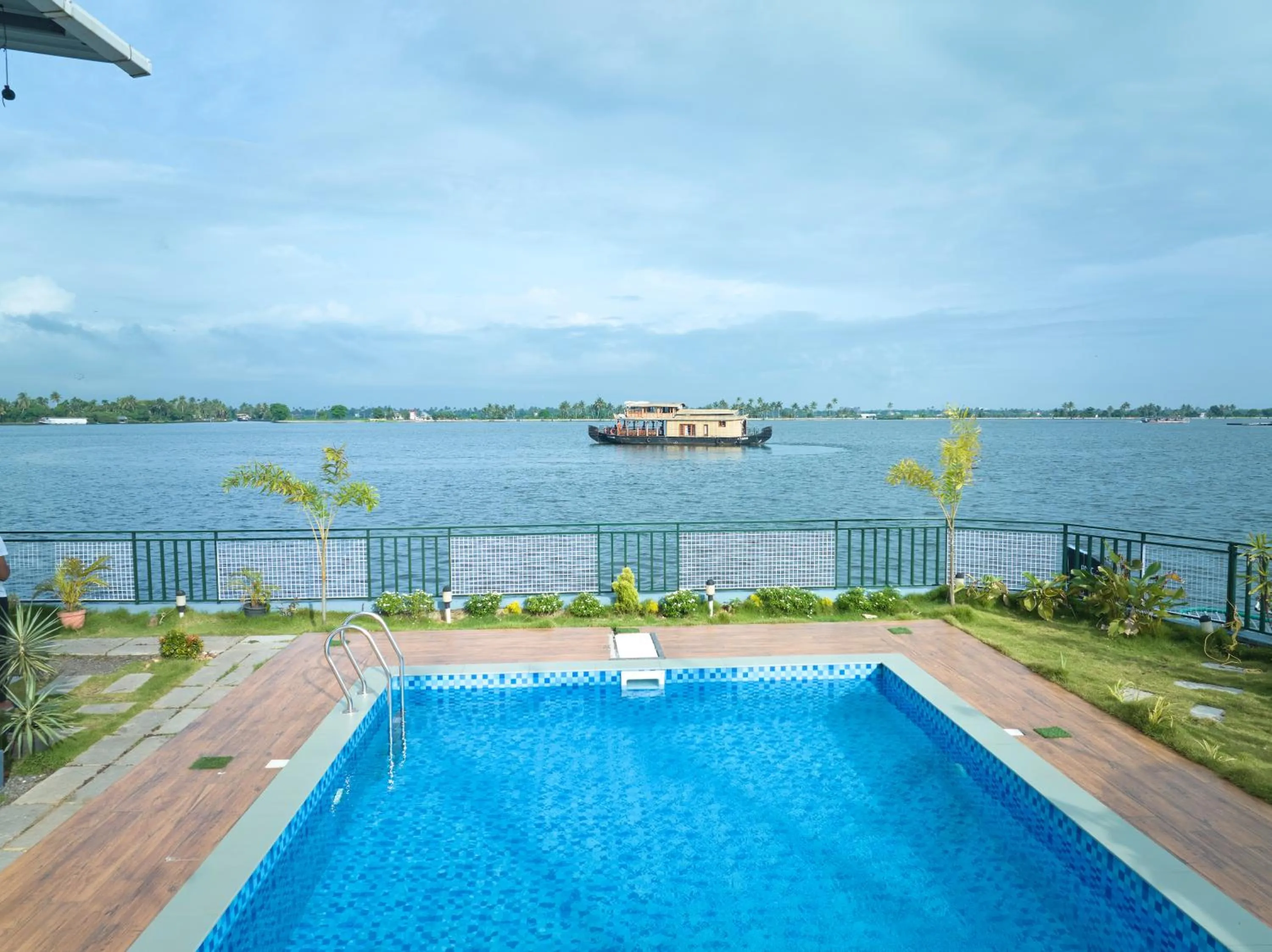 Pool view in MIRAS PMC Lakeshore Resort