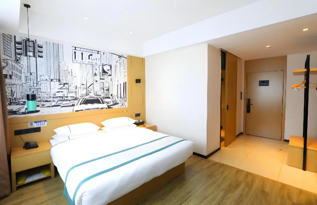 Bed in City Comfort Inn Enshi Nver Town