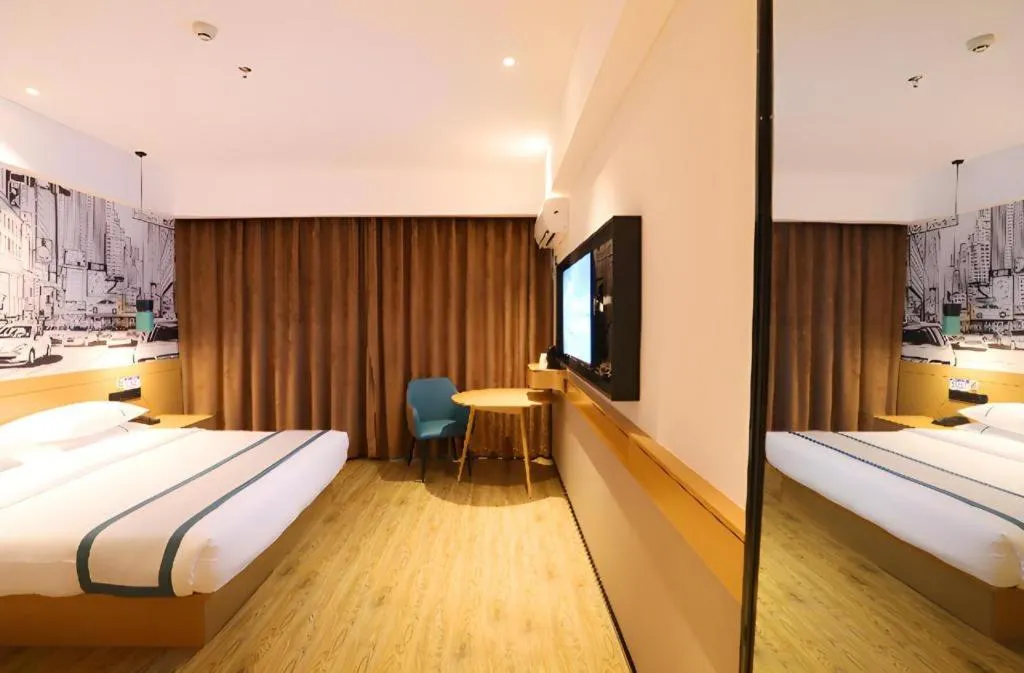 Bed in City Comfort Inn Enshi Nver Town