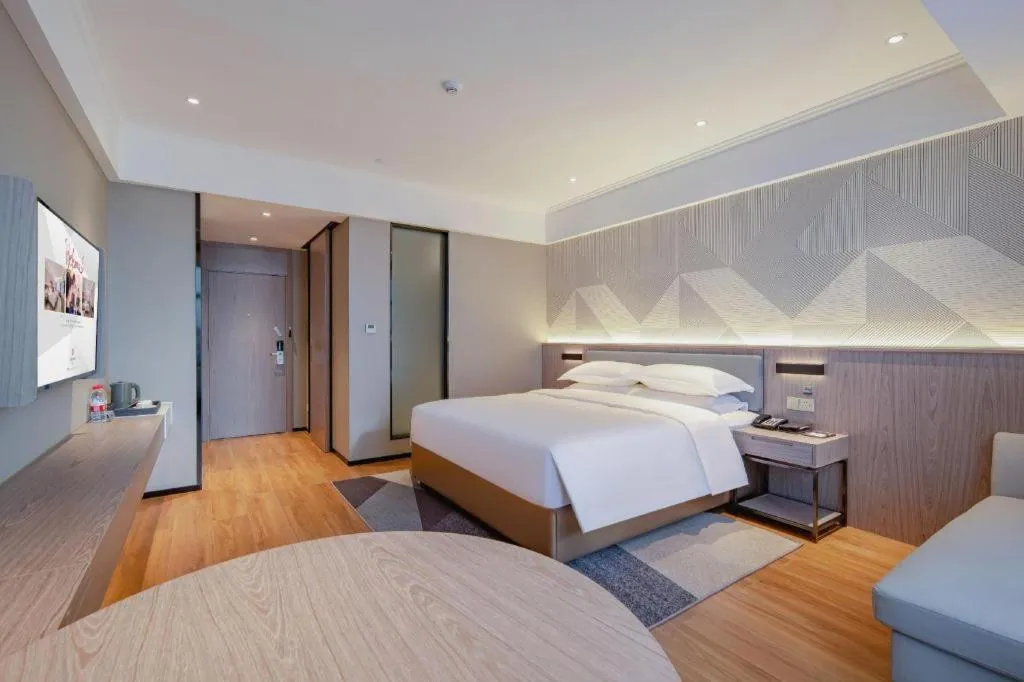 Bed in Borrman Hotel Nanning Wuming Center