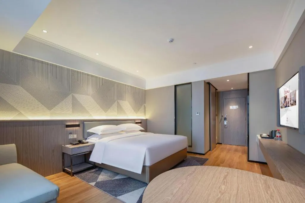 Bed in Borrman Hotel Nanning Wuming Center