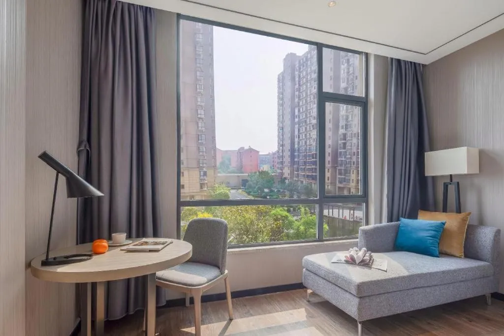 Bed in Echarm Hotel Zhuzhou Liling