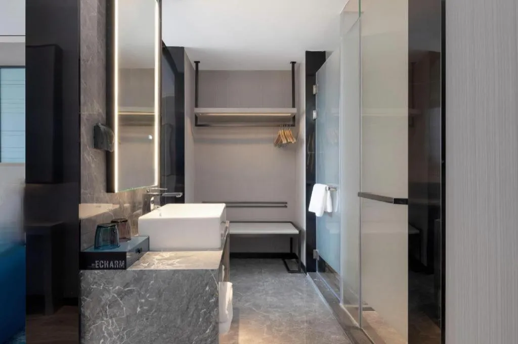 Bed in Echarm Hotel Zhuzhou Liling