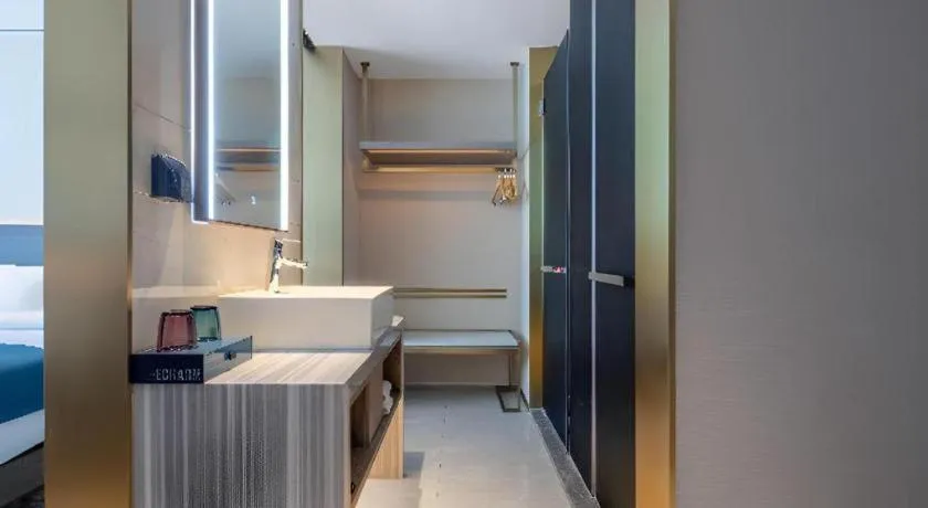 Bed in Echarm Hotel Zhuzhou Liling