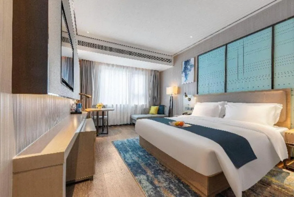 Bed in Echarm Hotel Zhuzhou Liling