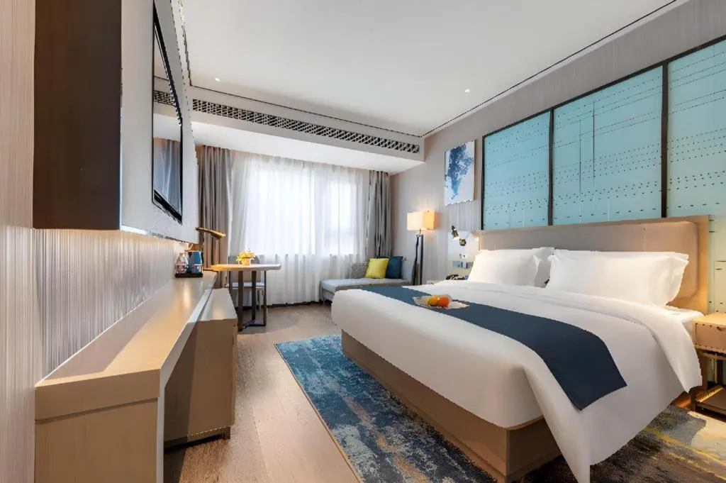 Bed in Echarm Hotel Zhuzhou Liling