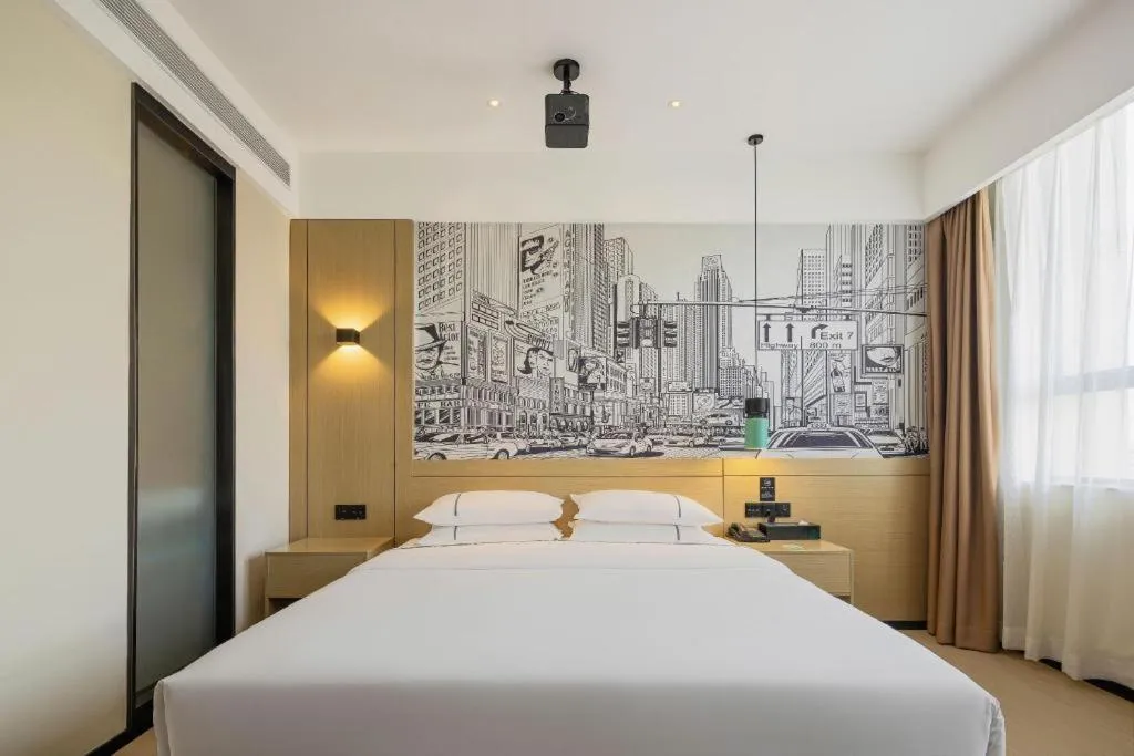 Bed in City Comfort Inn Nanyang Nanshi Hospital