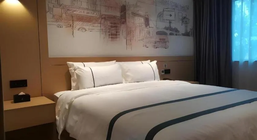 Bed in City Comfort Inn Nanyang Nanshi Hospital