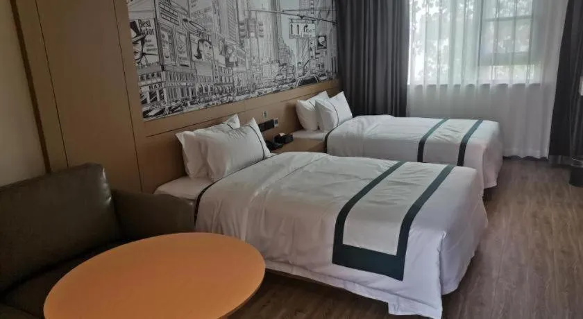 Bed in City Comfort Inn Nanyang Nanshi Hospital