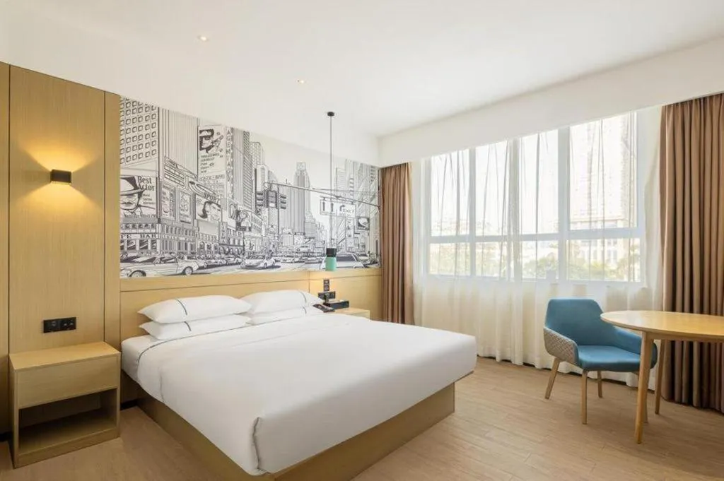 Bed in City Comfort Inn Nanyang Nanshi Hospital