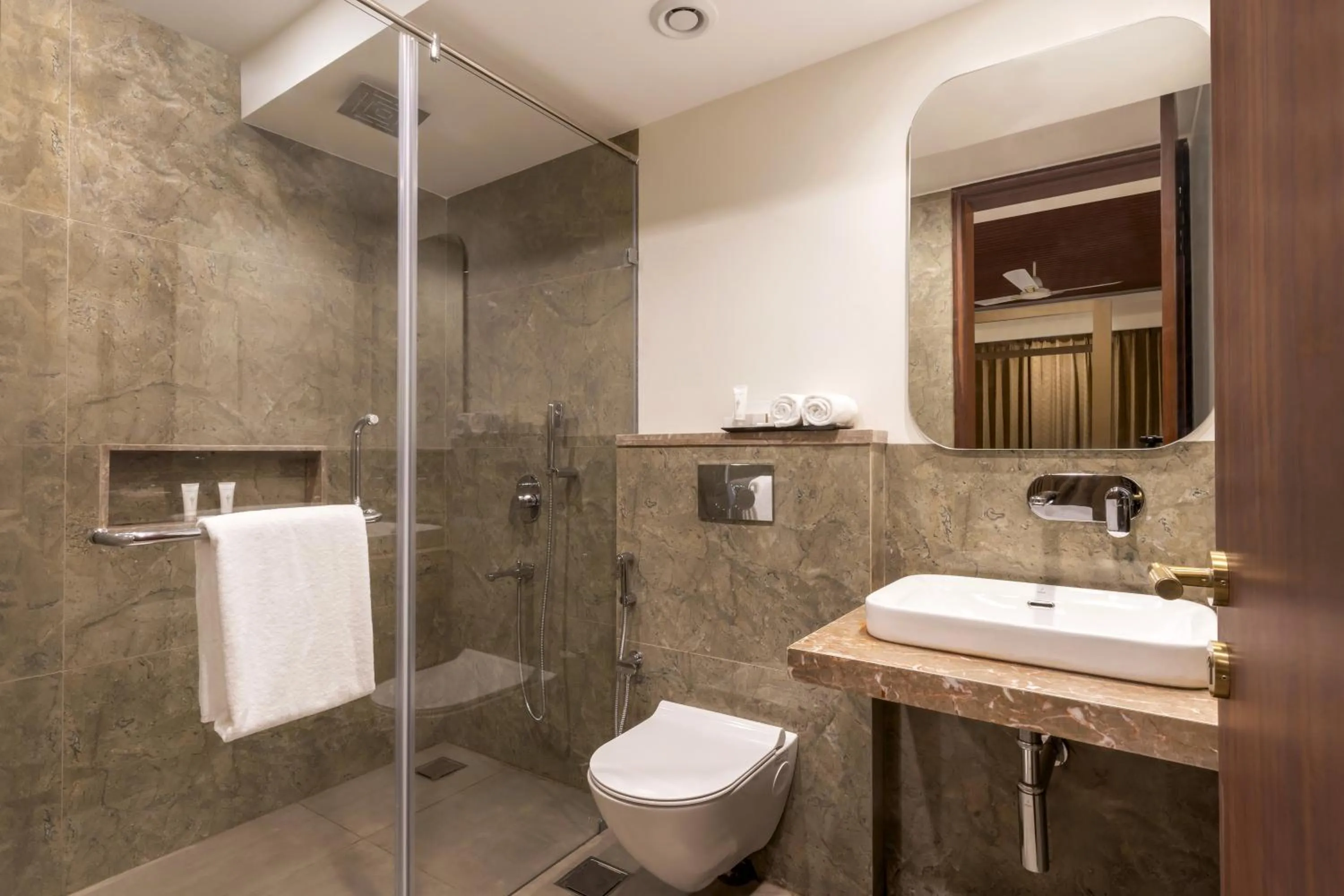 Shower in The Tanisi Resorts & Pool Villas, Candolim