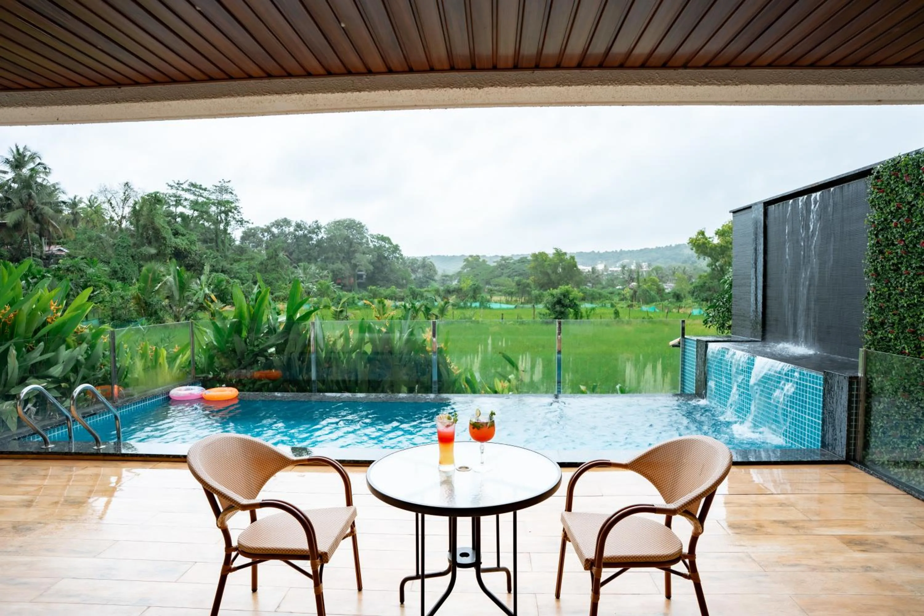 Pool view in The Tanisi Resorts & Pool Villas, Candolim