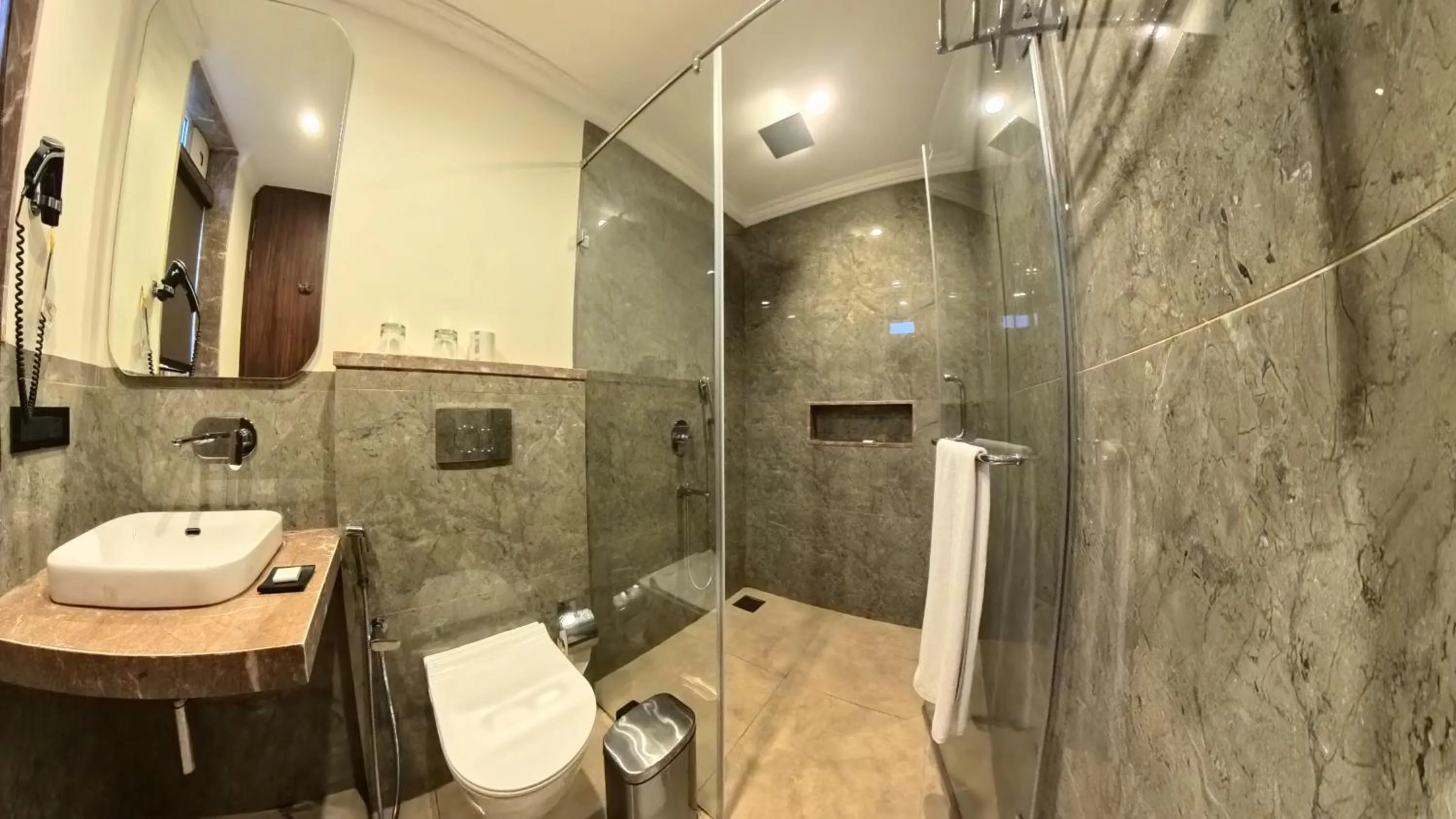 Shower in The Tanisi Resorts & Pool Villas, Candolim