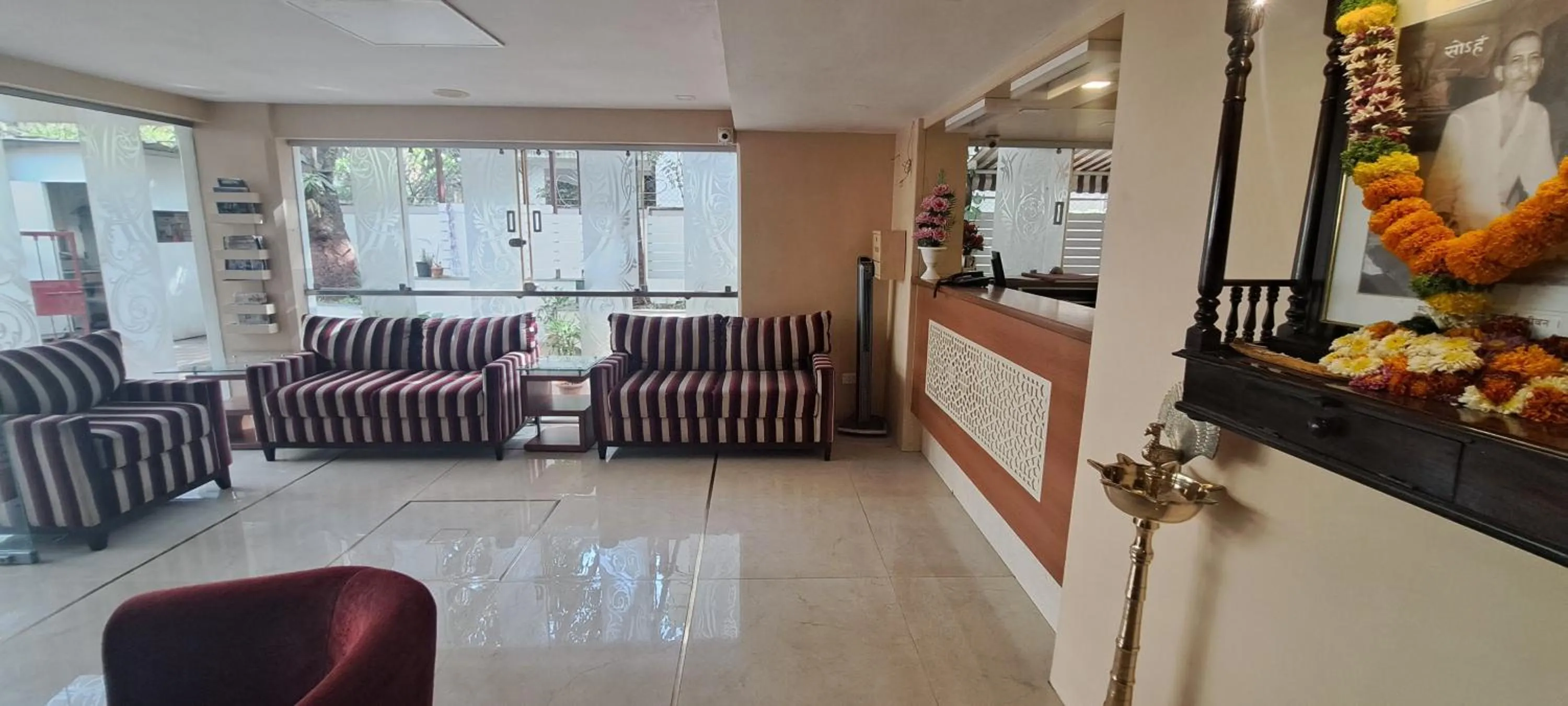 Lobby or reception in Hotel Swaroop