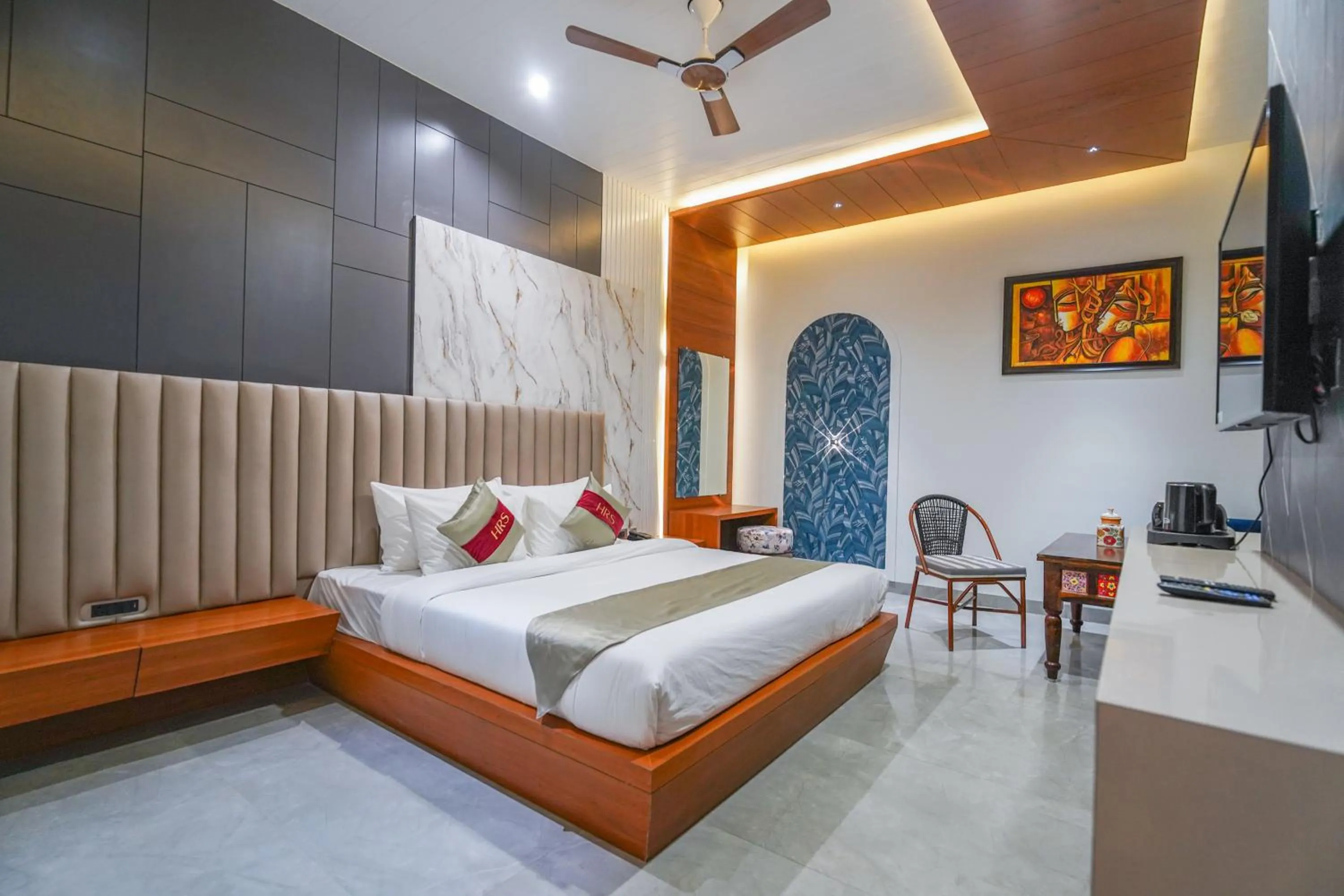 Bed in Hotel Red Stone