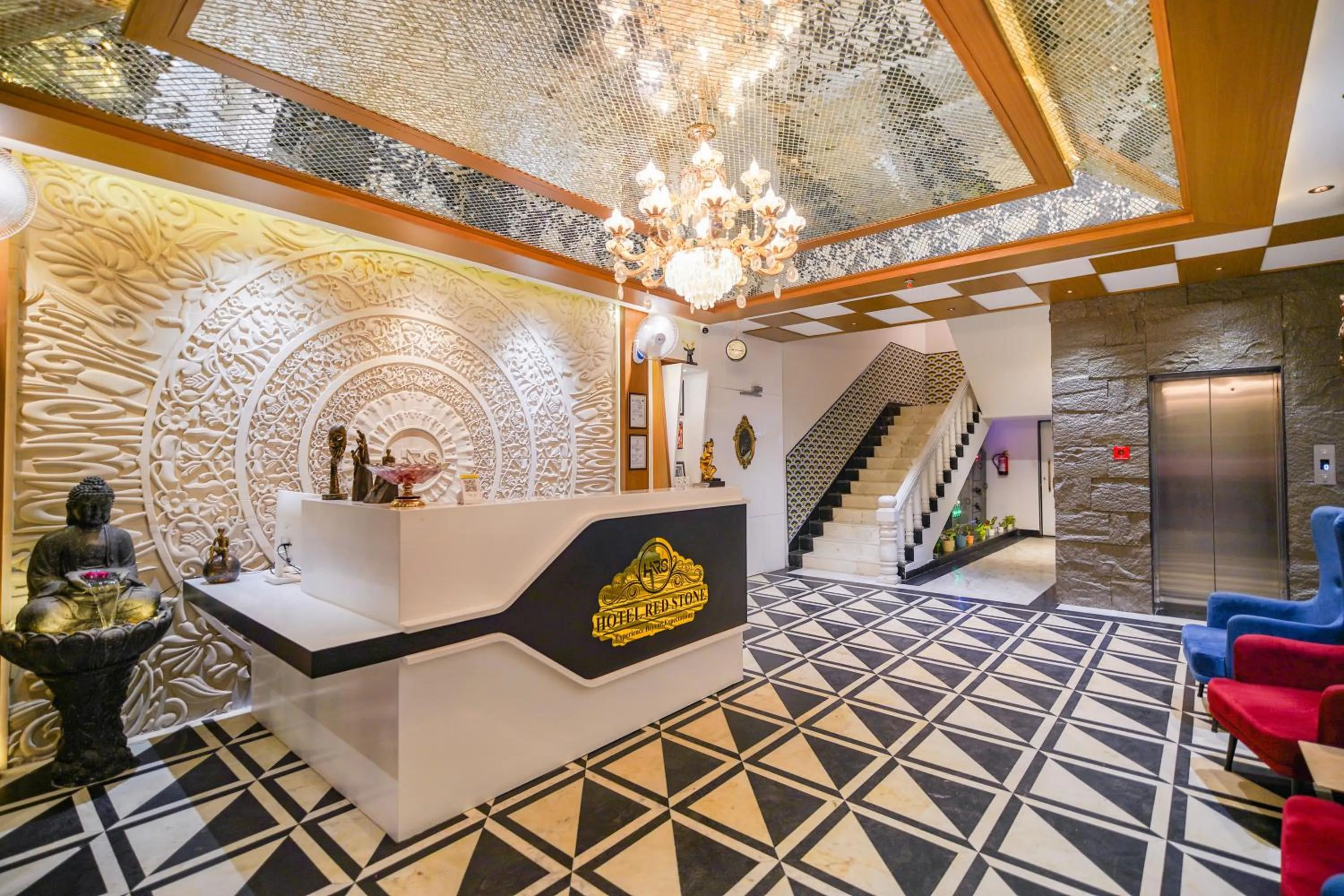 Lobby or reception in Hotel Red Stone