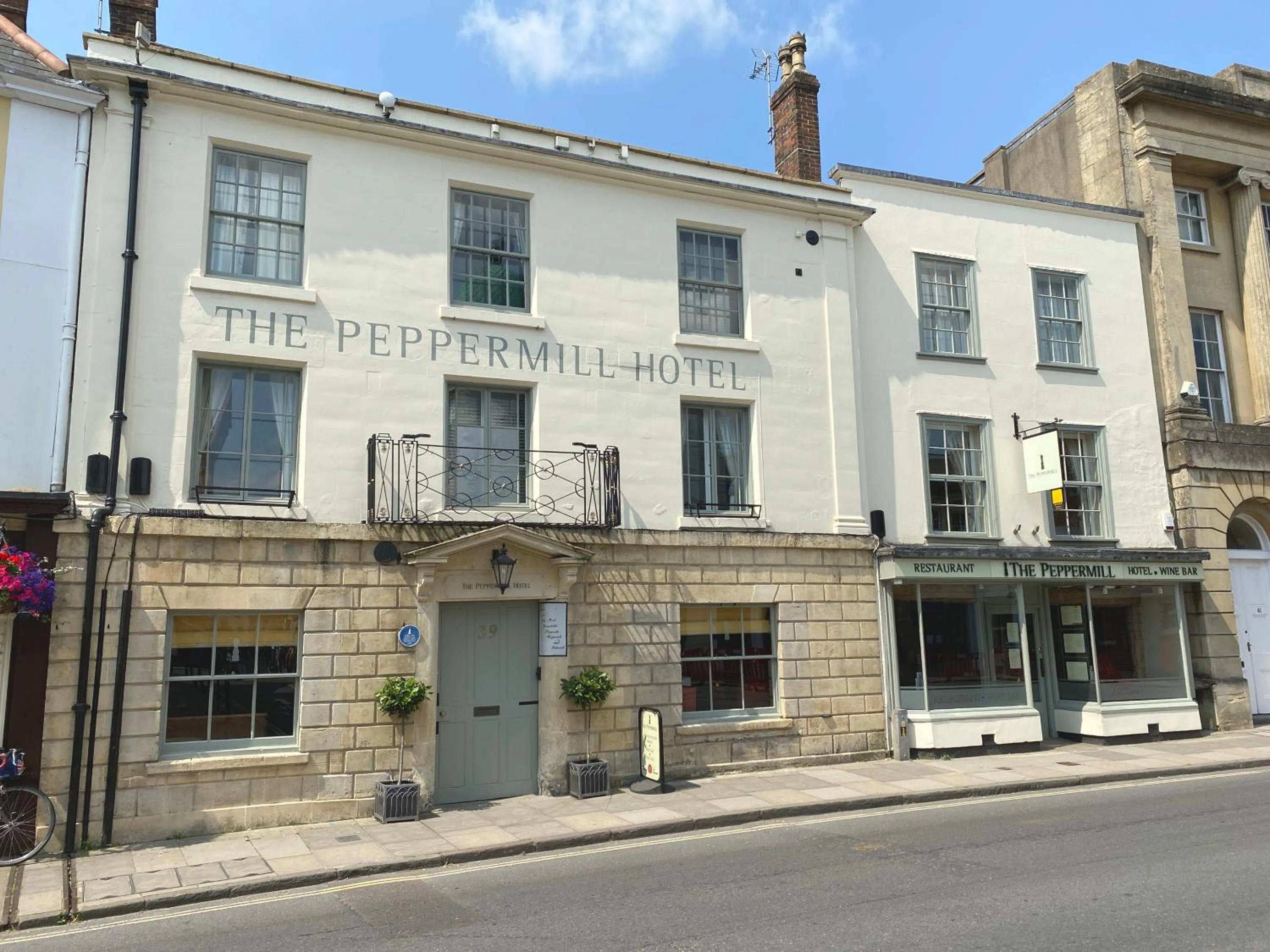 Property building in The Peppermill Town house Hotel & Restaurant