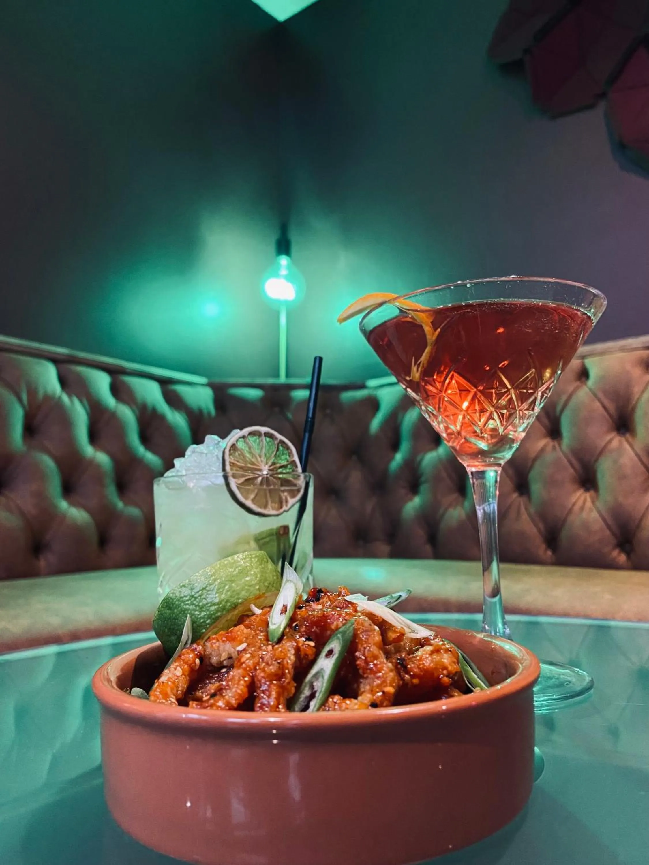 Alcoholic drinks in The Peppermill Town house Hotel & Restaurant