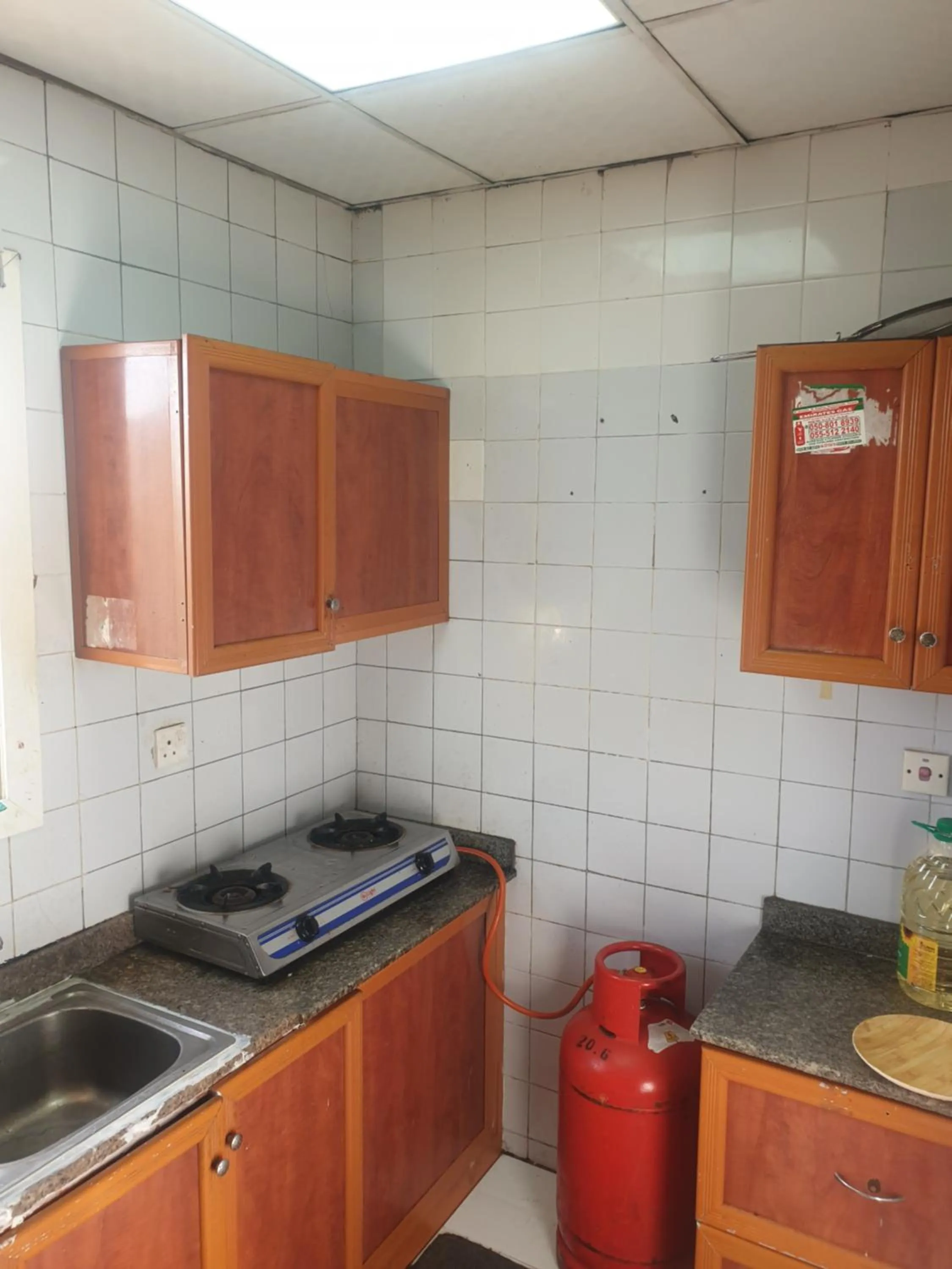 Kitchen or kitchenette in Sahara Hostel and Private rooms
