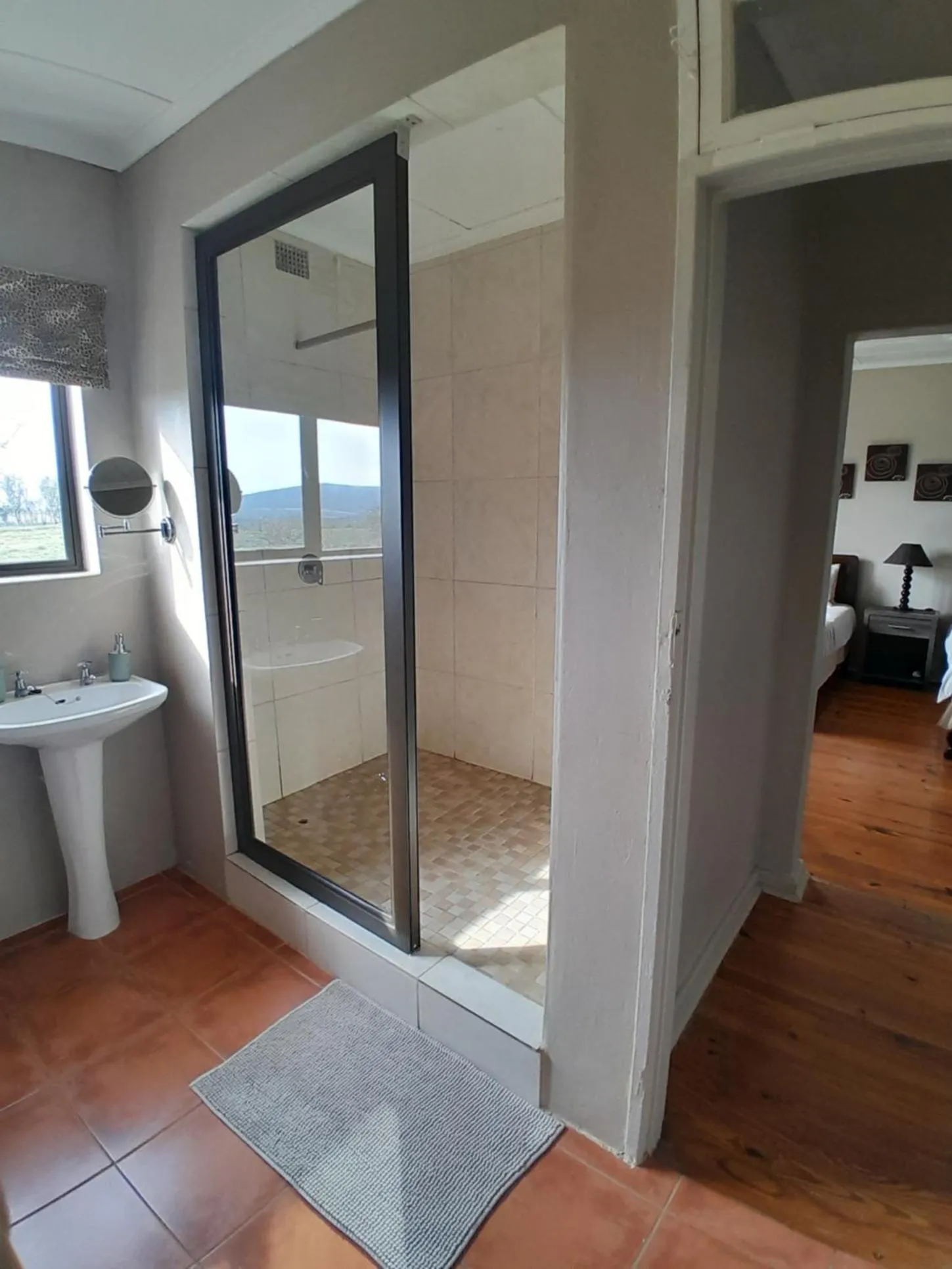 Shower in The Ranch House at African Safari Lodge