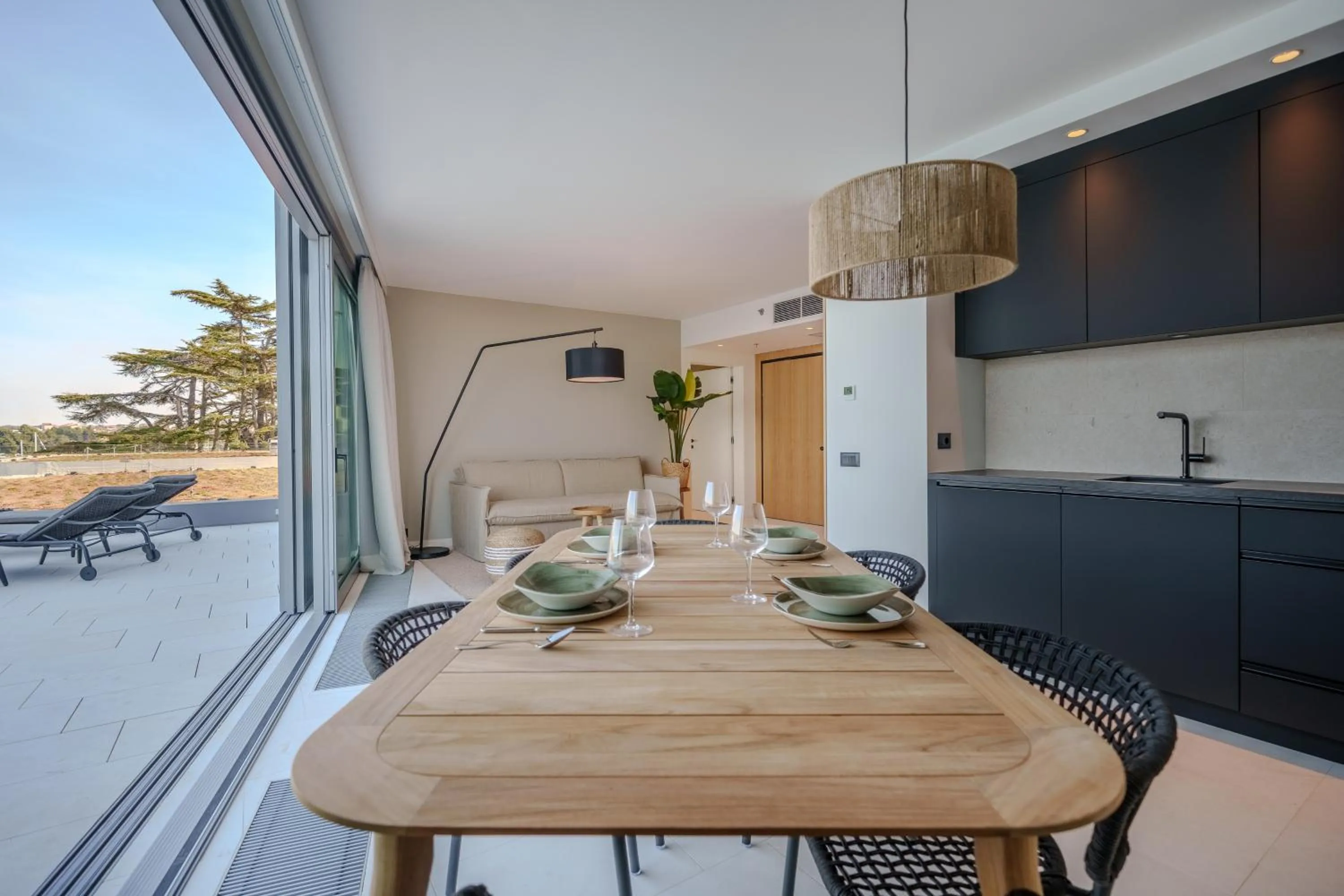 Kitchen or kitchenette in Blu Mare Hotel