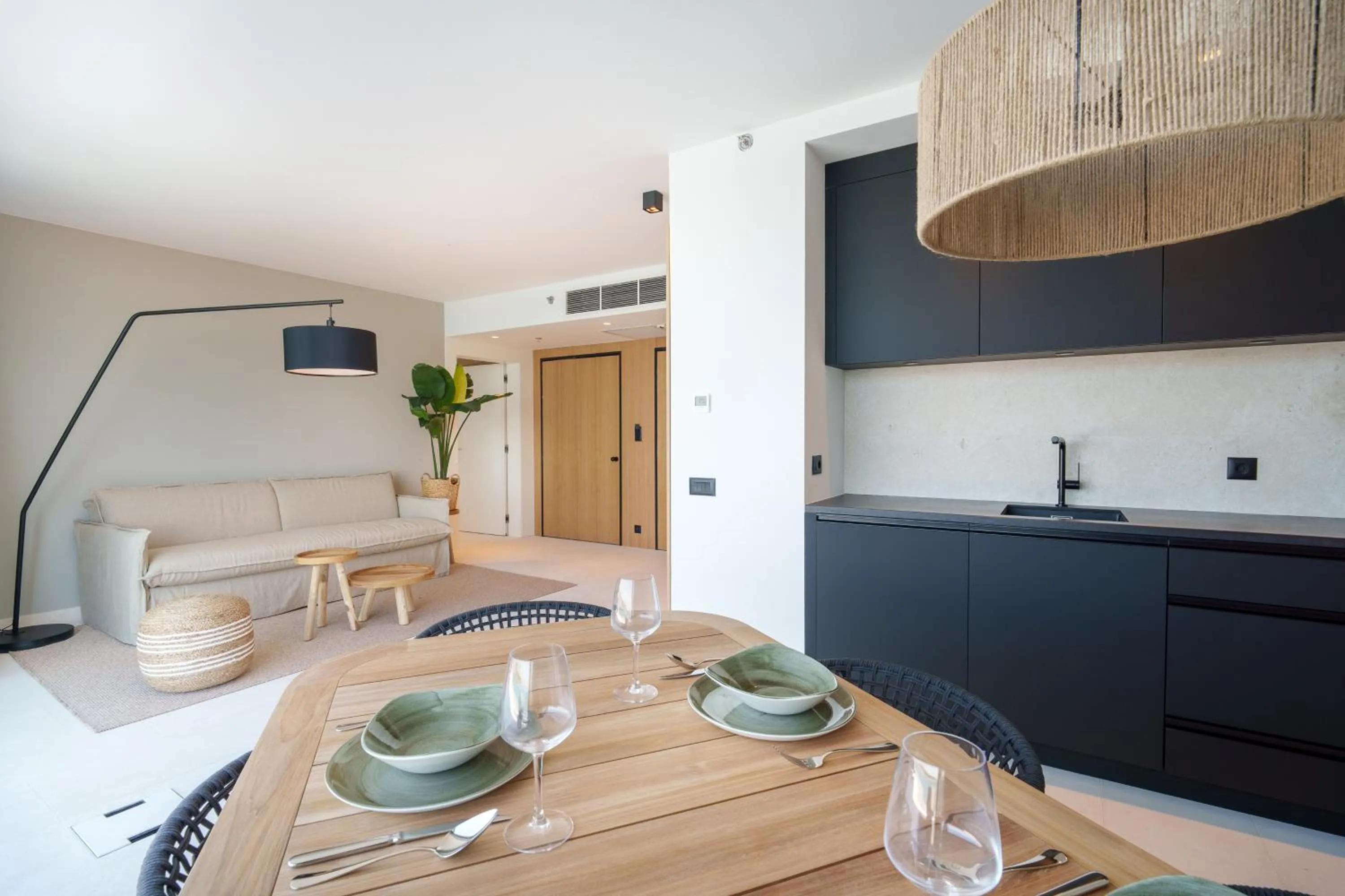 Kitchen or kitchenette in Blu Mare Hotel