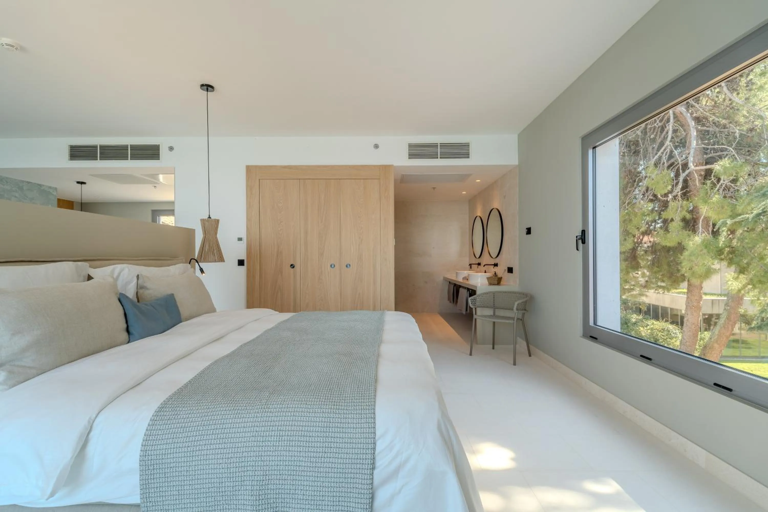 Bed in Blu Mare Hotel