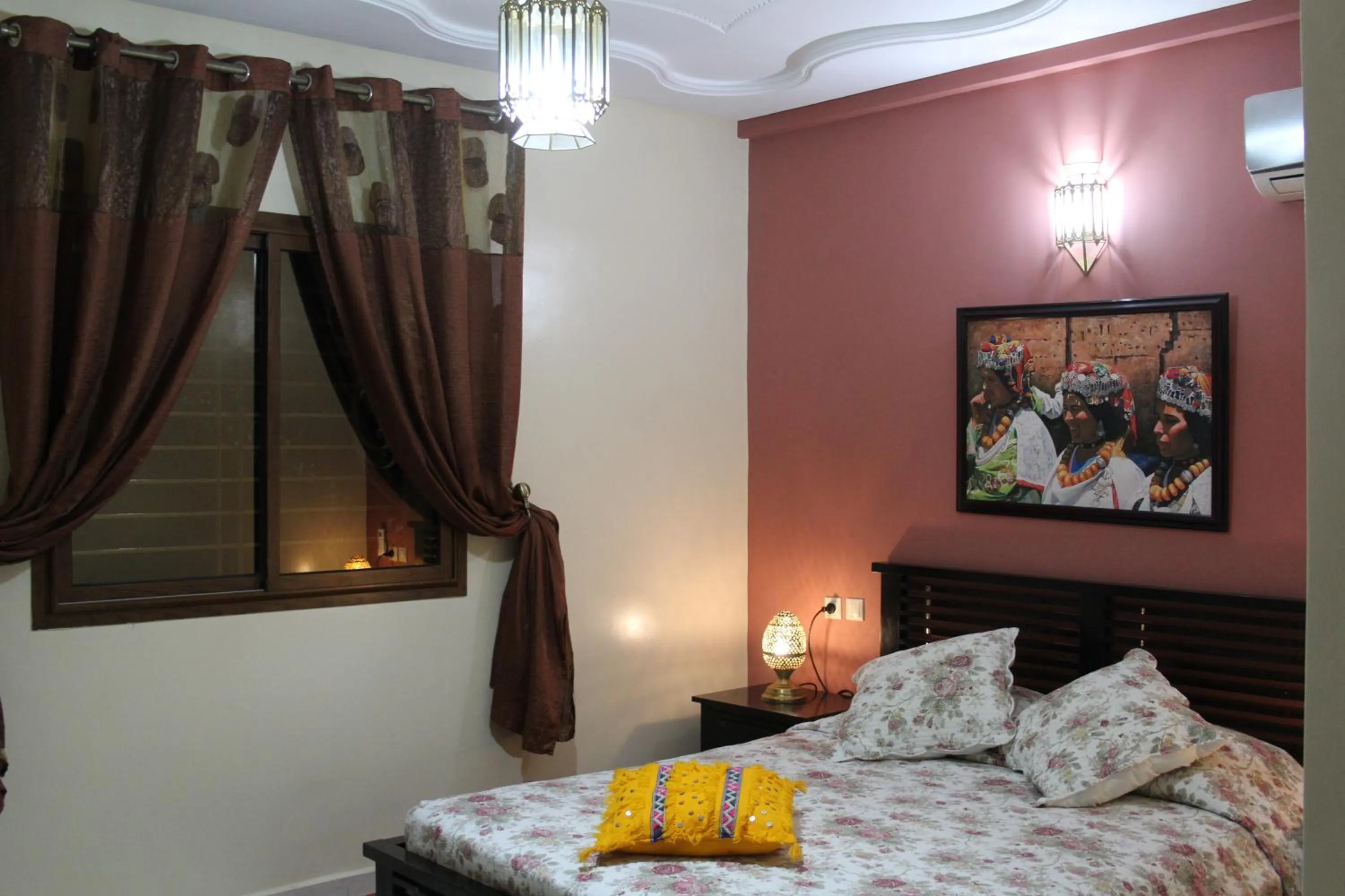 Bedroom, Bed in Riad Mimosa